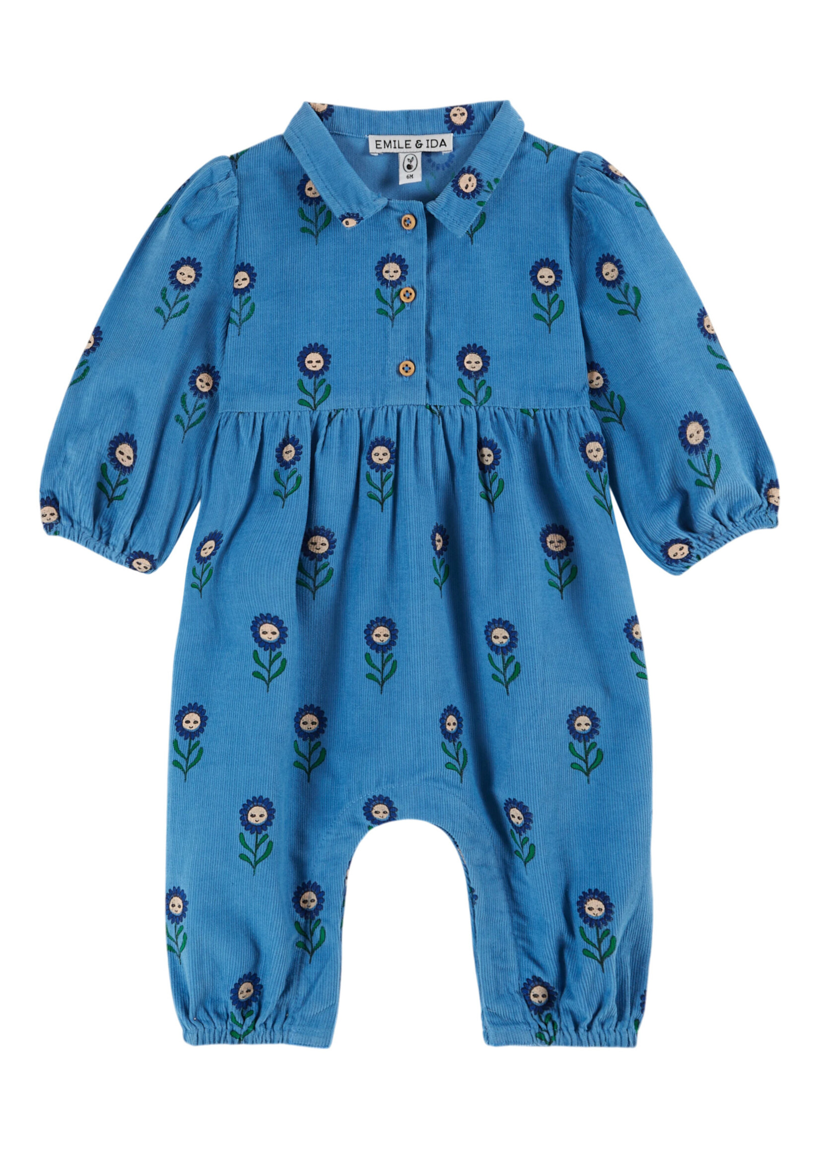 EMILE ET IDA #EMILE&IDA baby combinaison VELOUR BB