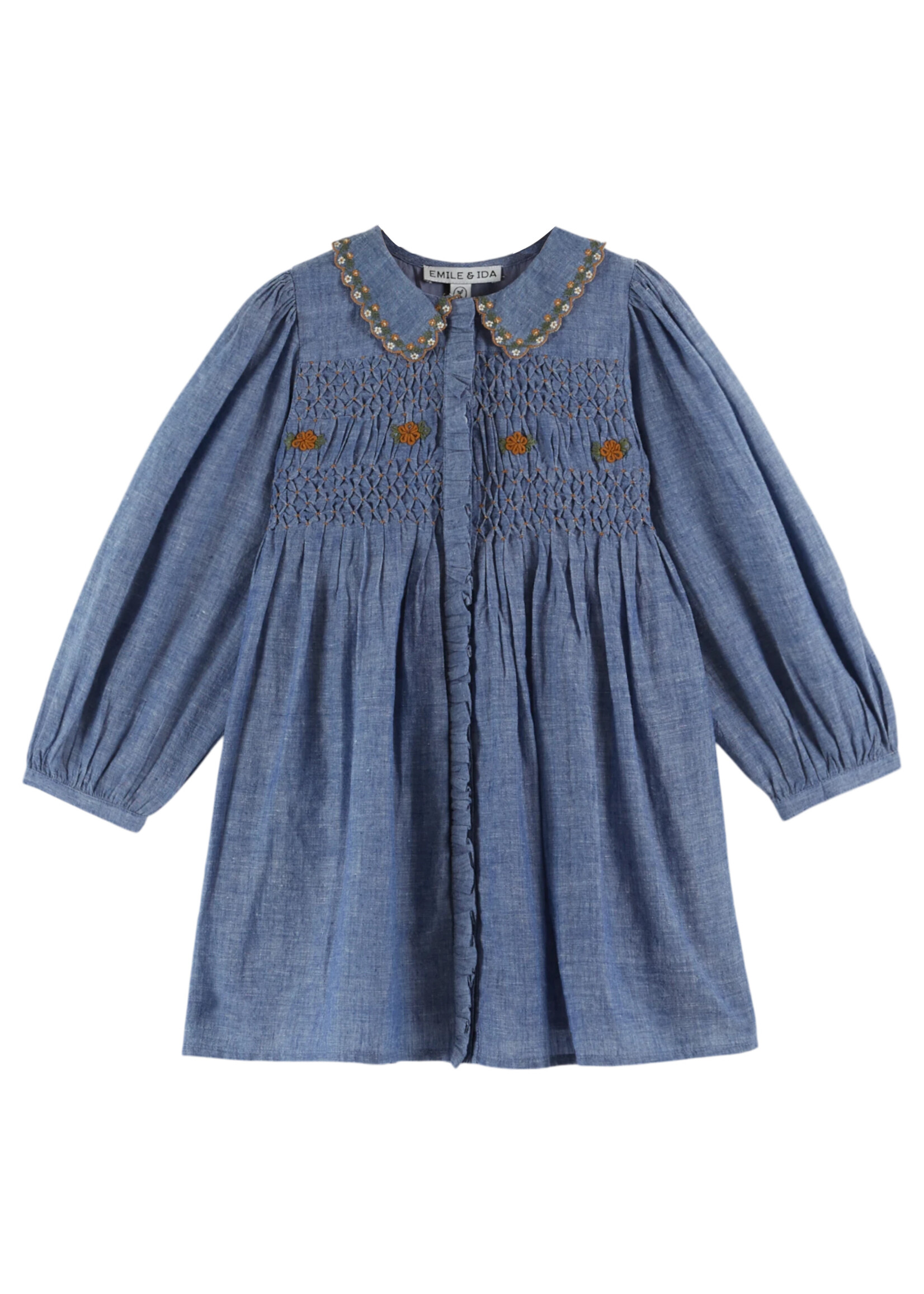 EMILE ET IDA #EMILE&IDA robe  SMOCKEE