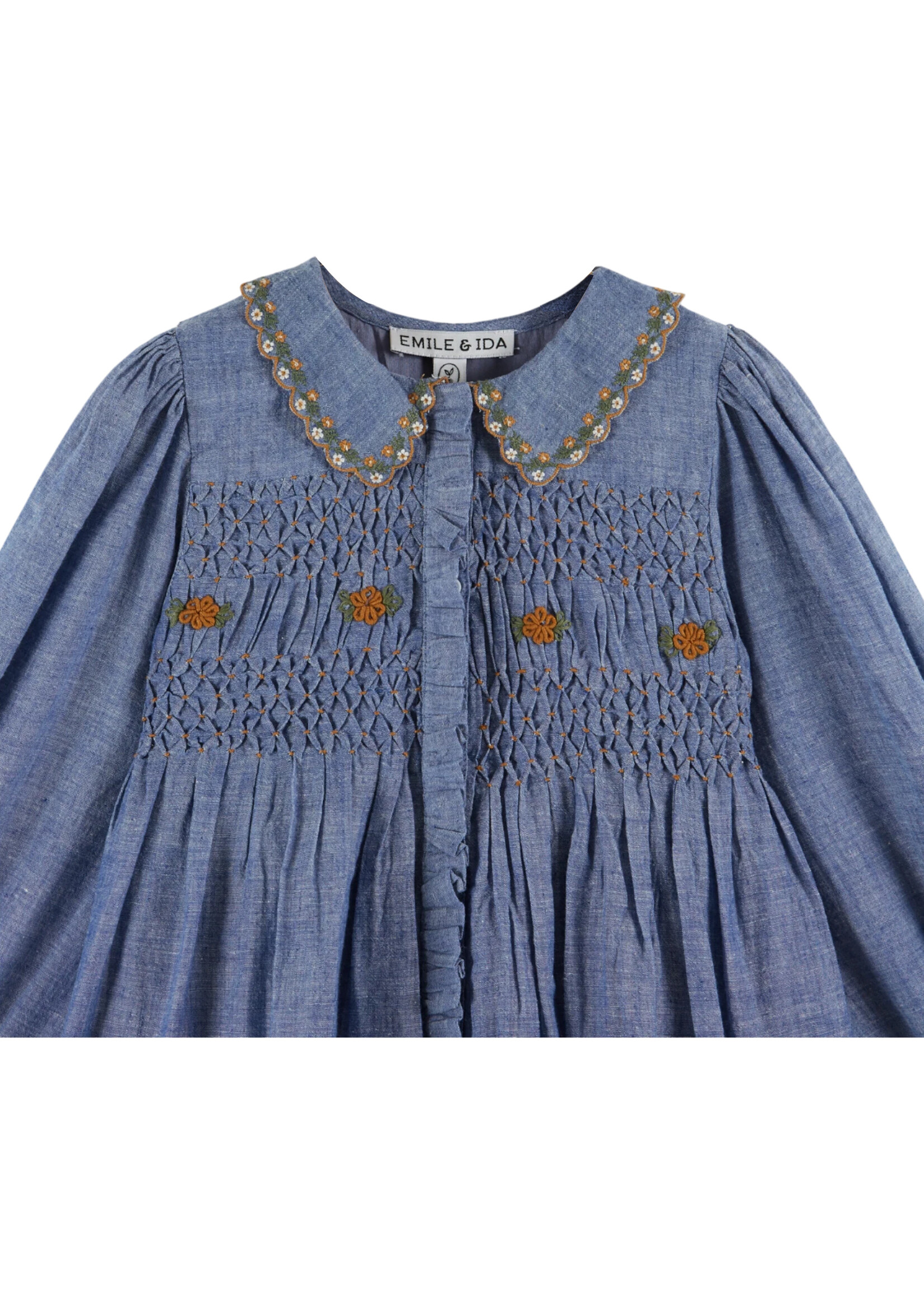 EMILE ET IDA #EMILE&IDA robe  SMOCKEE