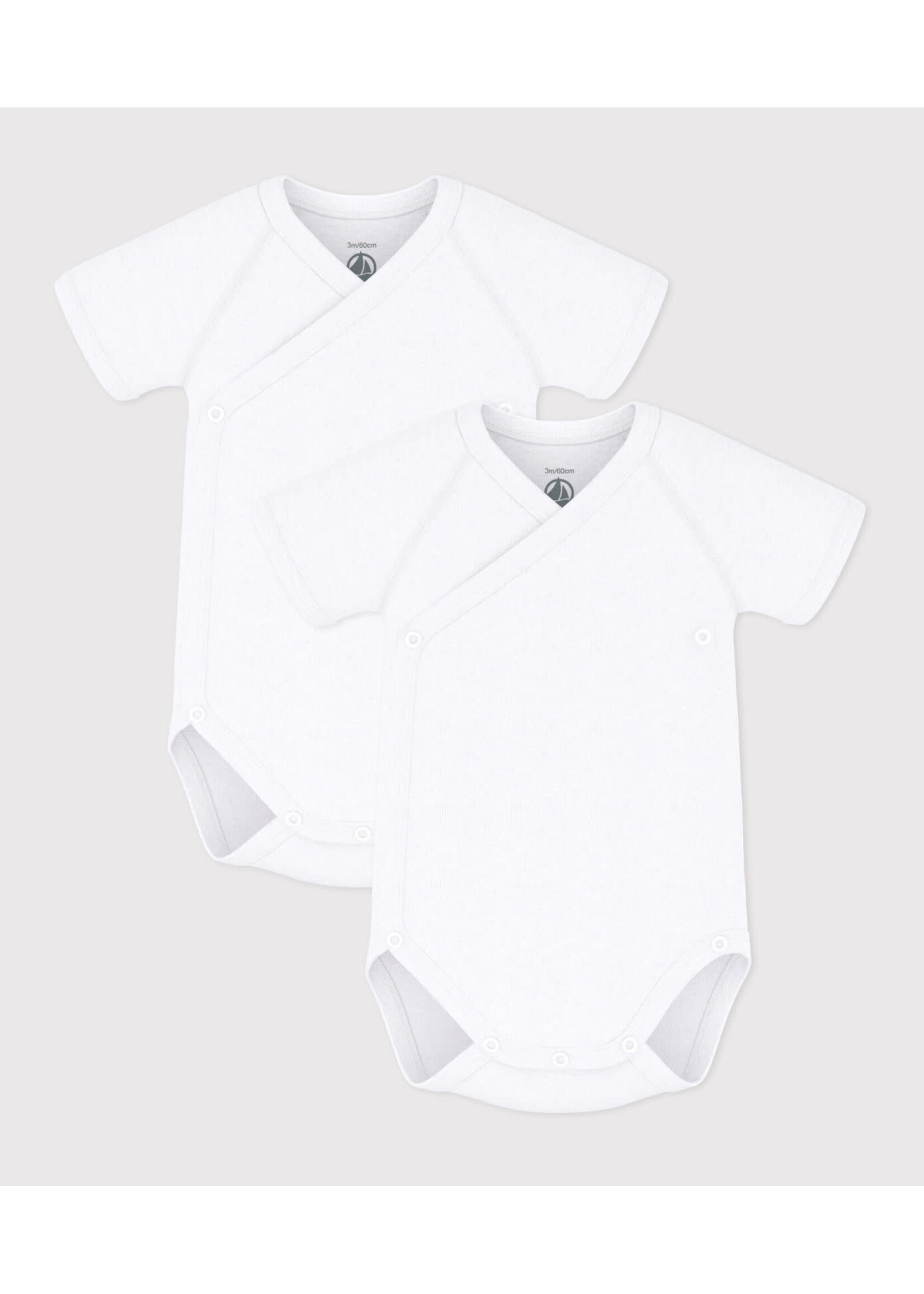 PETIT BATEAU PETIT BATEAU 2-pack WHITE NB.