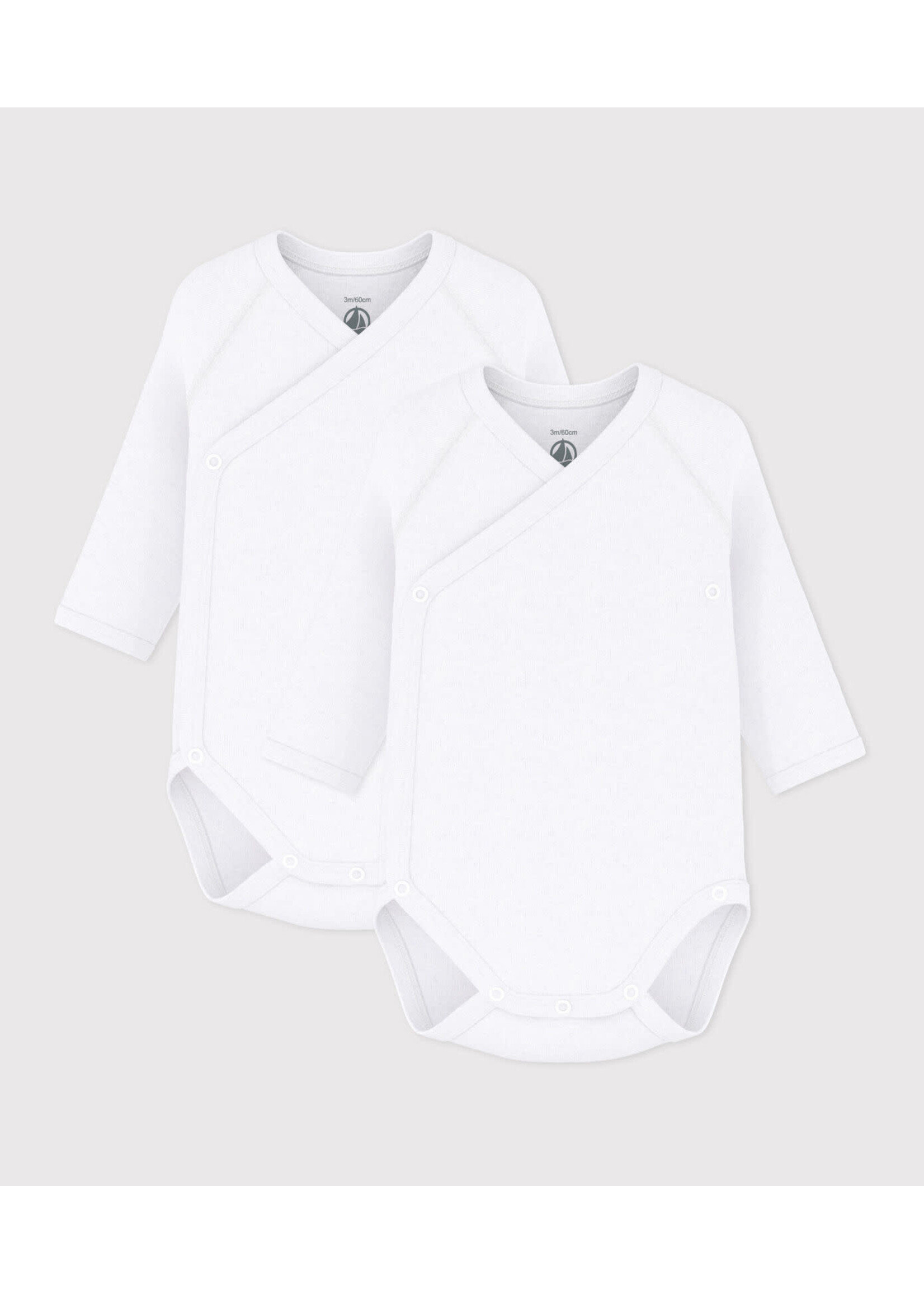 PETIT BATEAU PETIT BATEAU 2-pack WHITE NB.