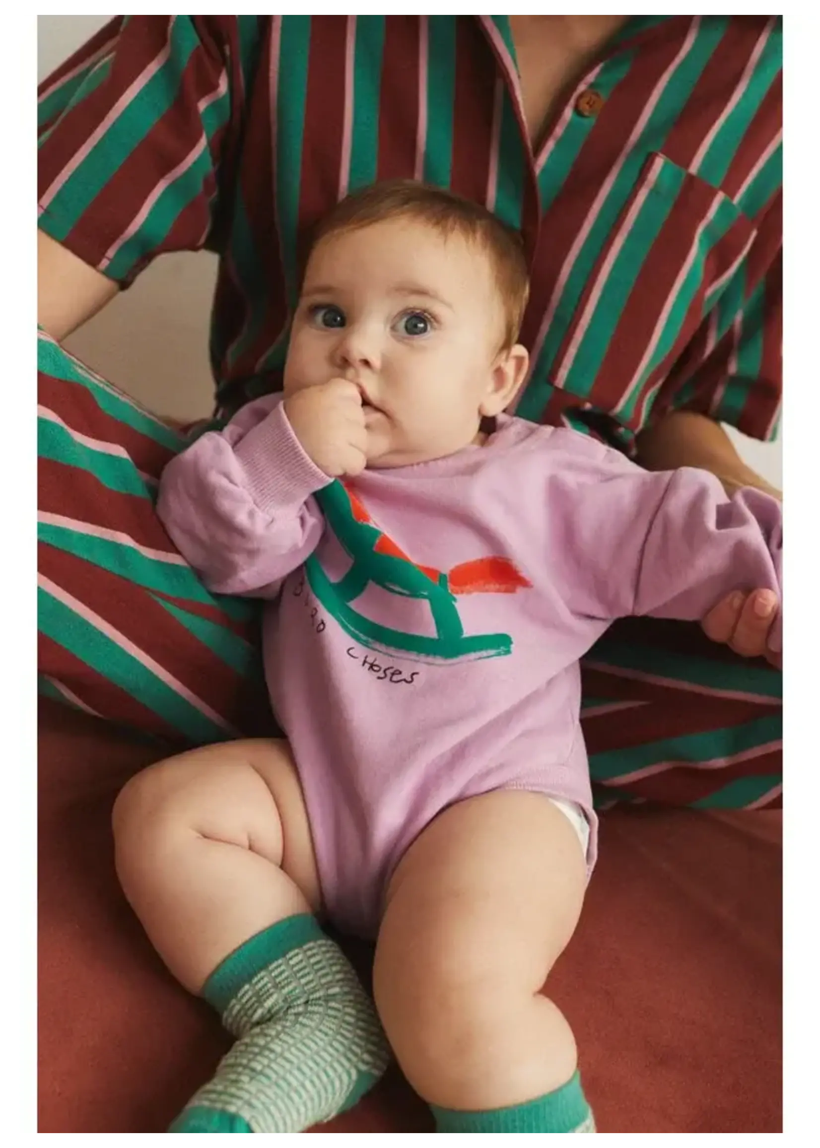 BOBO CHOSES #BOBO CHOSES baby bodysweat ROCKING HORSE