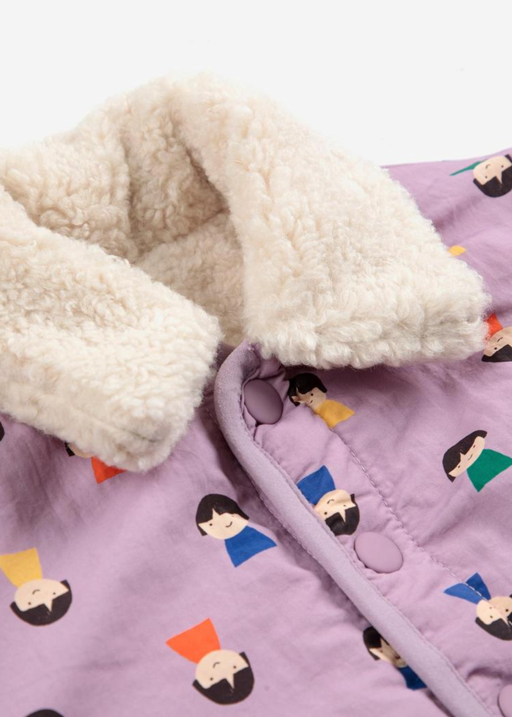BOBO CHOSES #BOBO CHOSES baby jacket GAME PAWNS/SHEEPSKIN