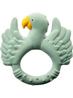 NATRUBA NATRUBA Teething Ring Parrot GROEN