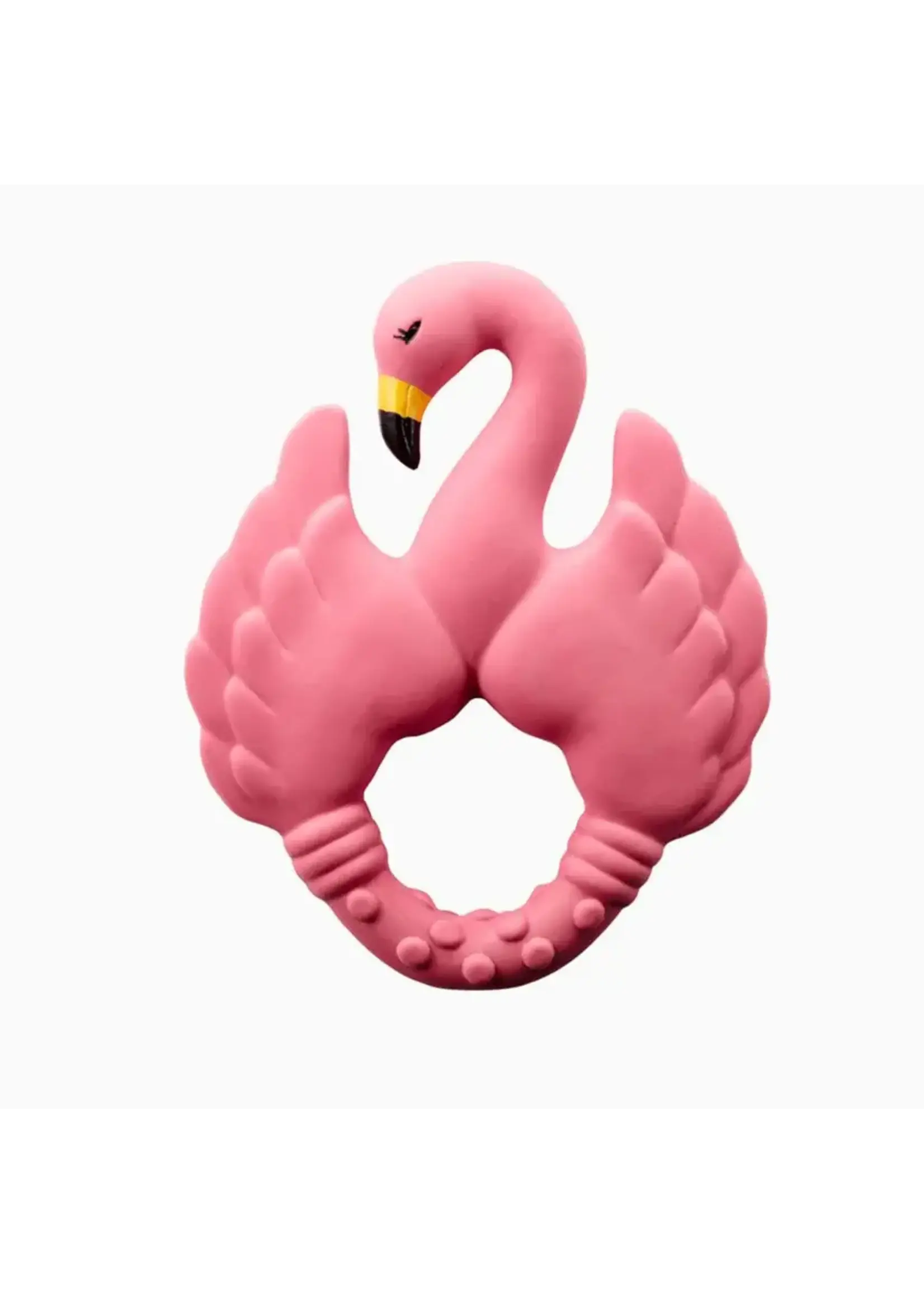 NATRUBA NATRUBA Teether Ring Flamingo pink