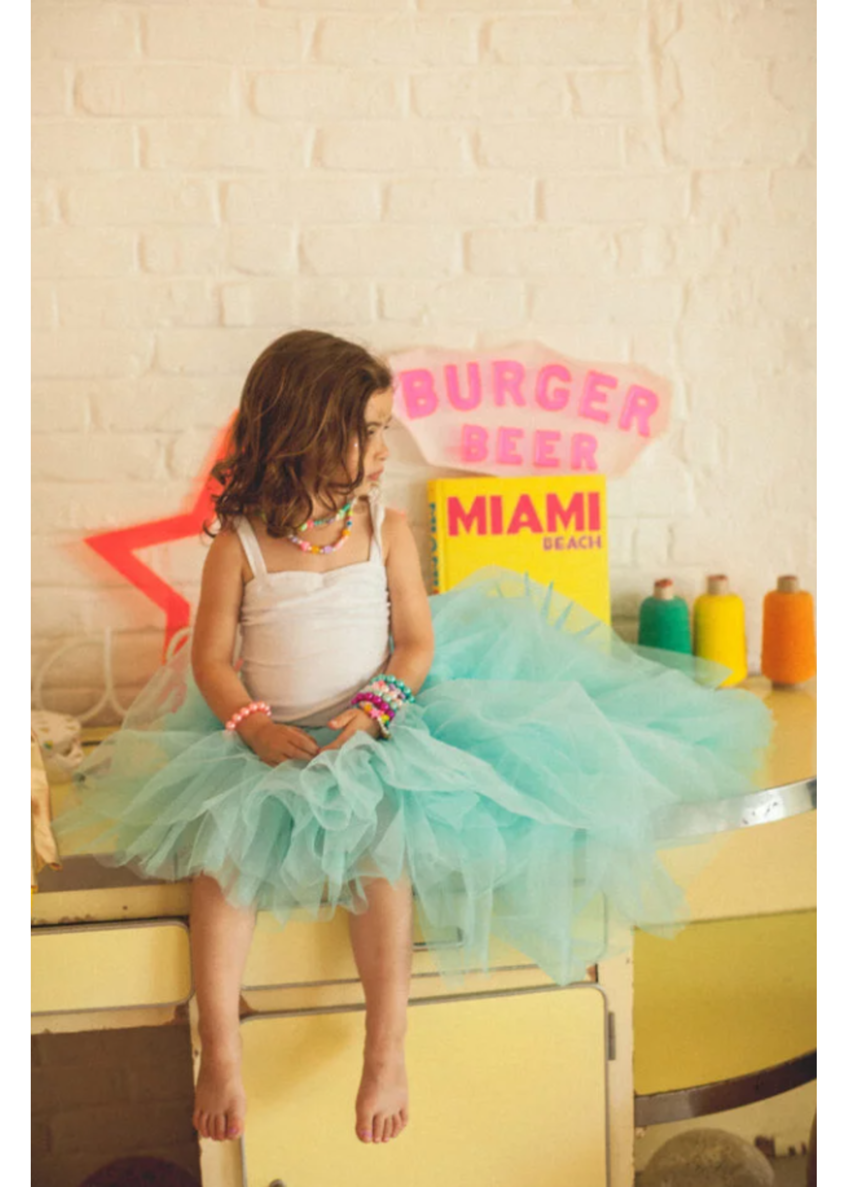 RATATAM rok tutu lang blauw