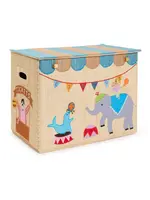 RICE RICE raffia storage box WITH CIRCUS L