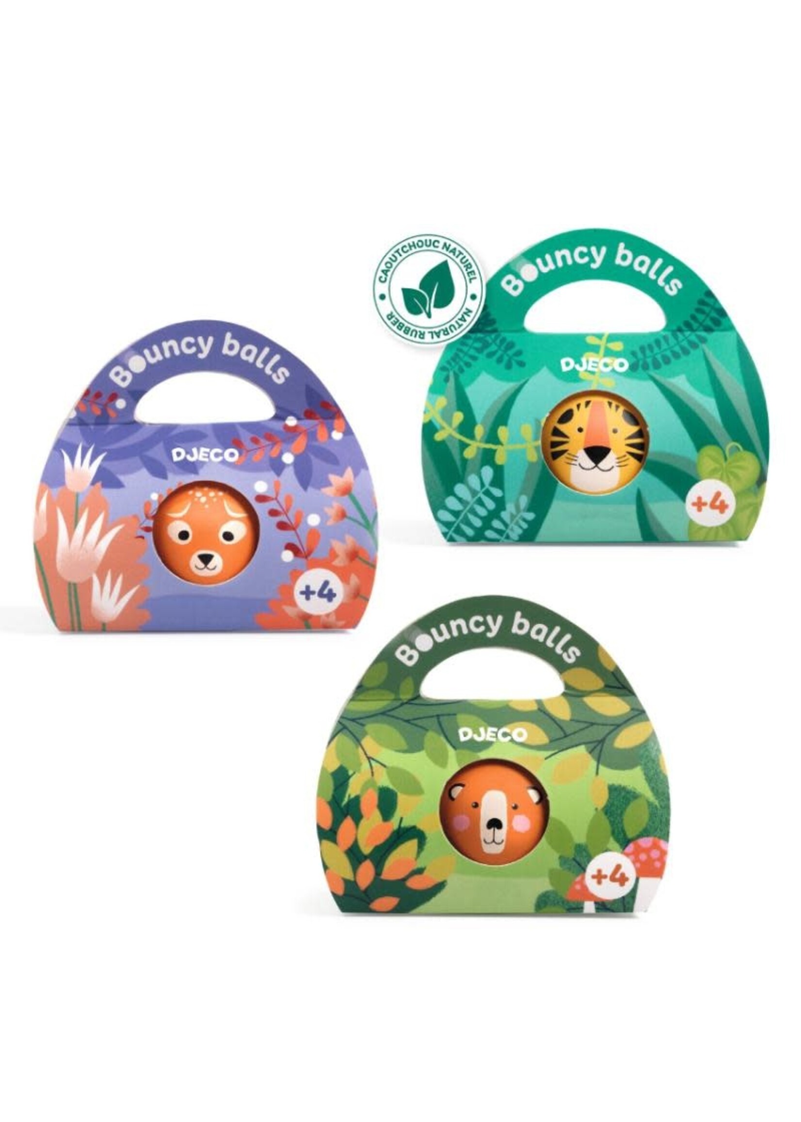 Djeco stuiterbal wilde dieren