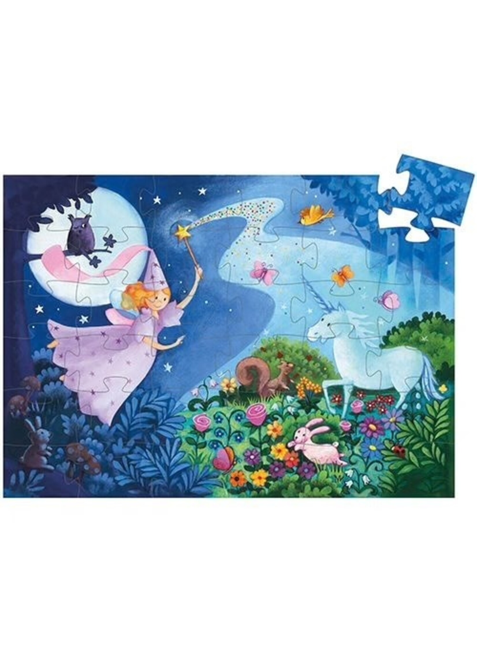 djeco Djeco puzzel fee en eenhoorn