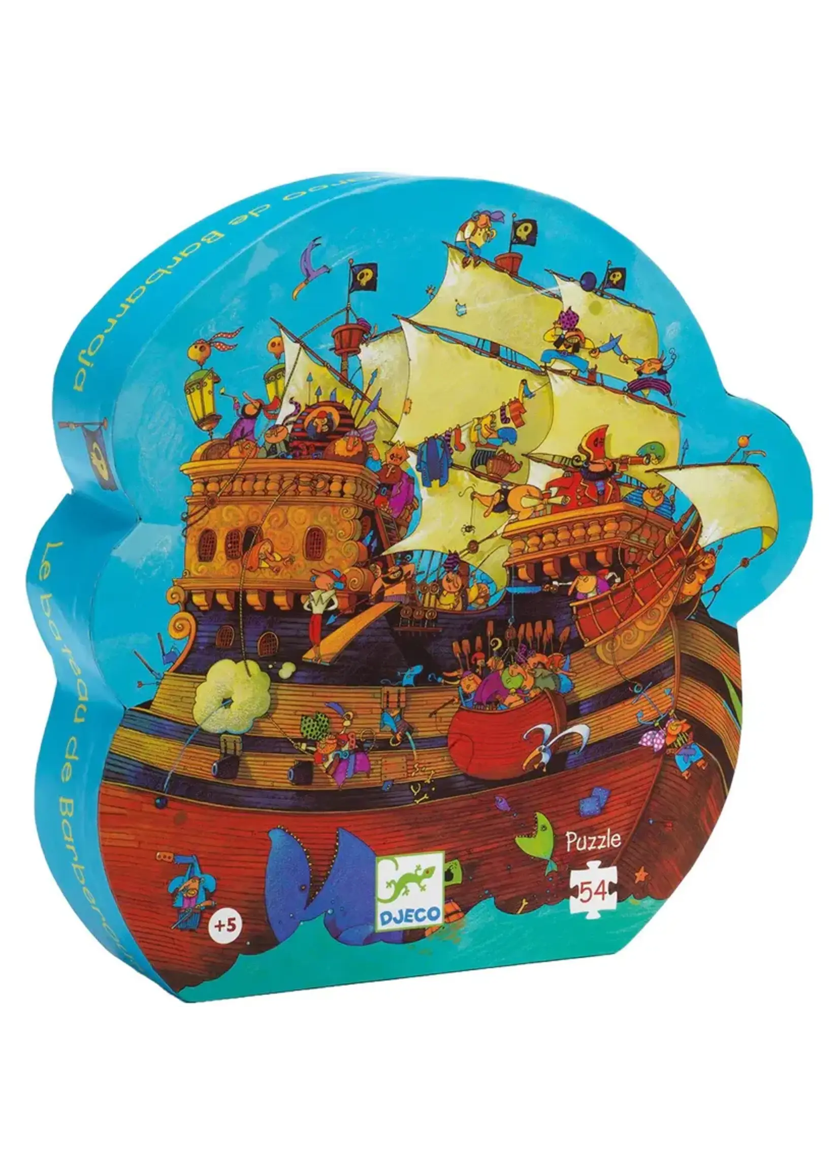 djeco Djeco puzzel piratenschip van roodbaard