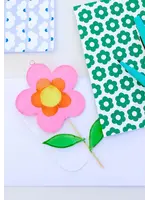 PETIT PAN KAART carte de voeux flower power