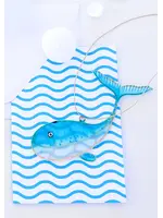 PETIT PAN KAART carte de voeux baleine