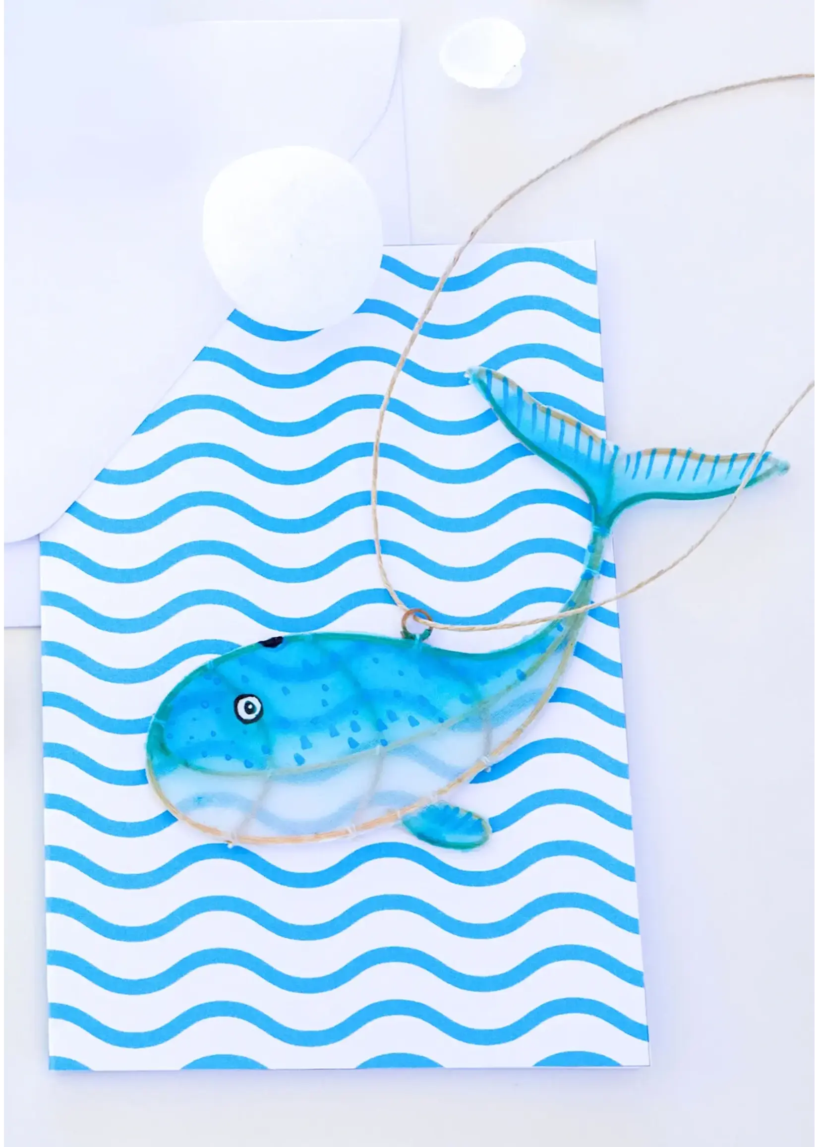 PETIT PAN KAART carte de voeux baleine