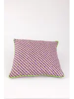 PETIT PAN KUSSEN  40x40   bouton daya bois de rose