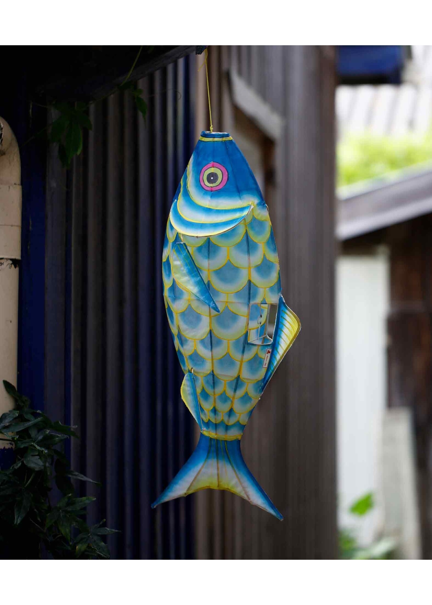 PETIT PAN lampion carpe TURQUOISE S (80cm)