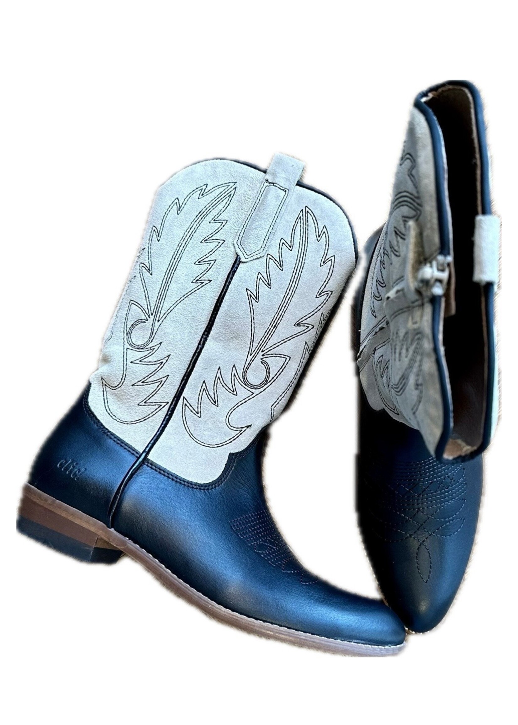 CLIC CLIC!  CB  laars ZWART-CREME