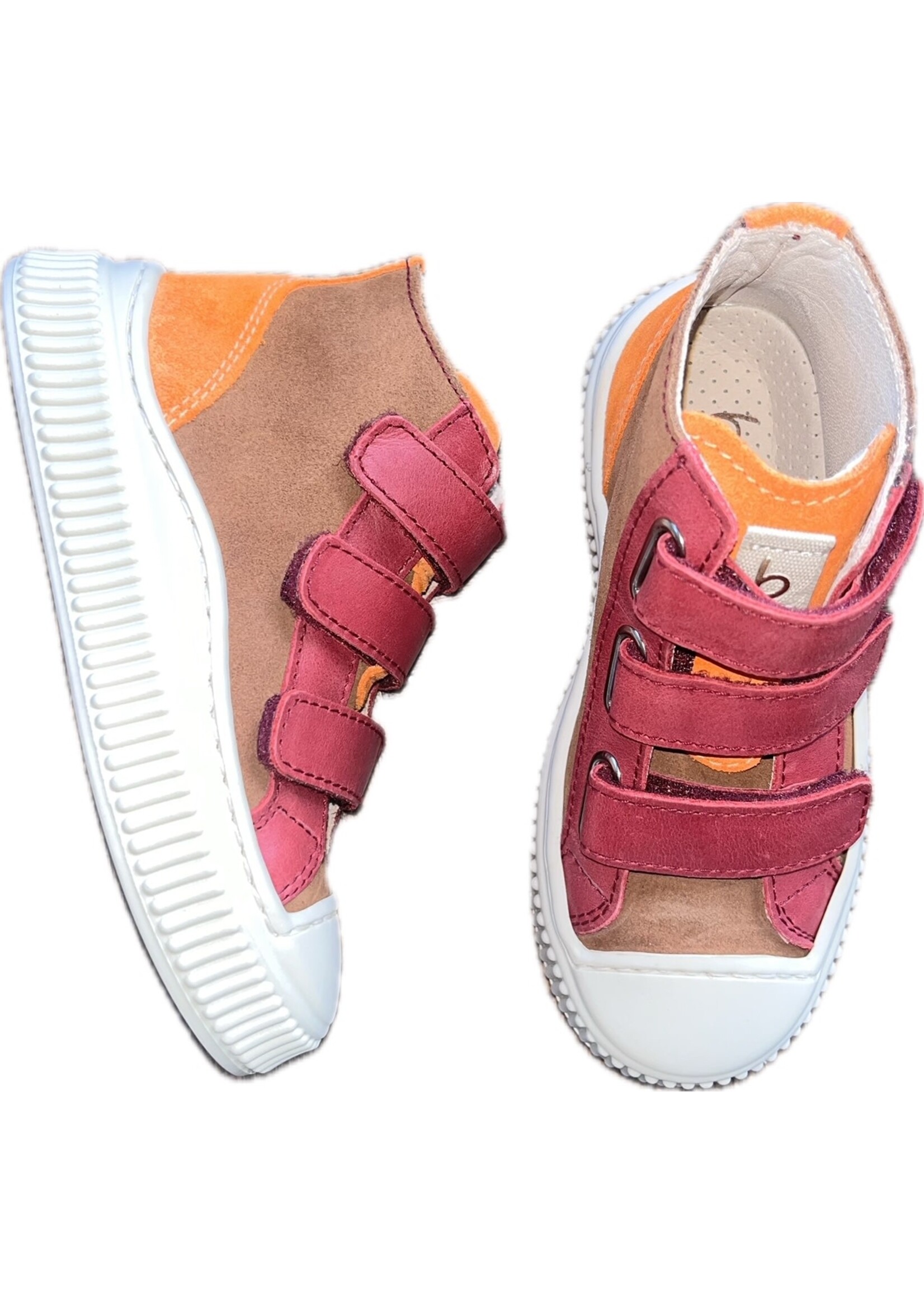 BEBERLIS BEBERLIS KLB suède bruin/oranje