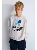 THE NEW SOCIETY THE NEW SOCIETY  Sweatshirt Mykonos grey melange