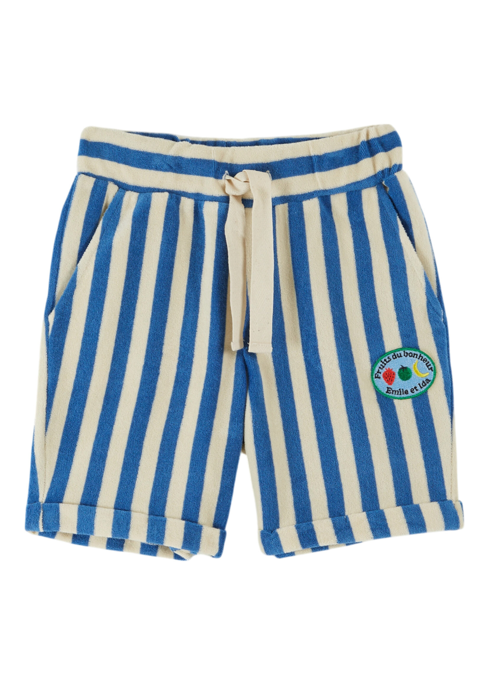 EMILE ET IDA EMILE&IDA shorts RAYURE MER