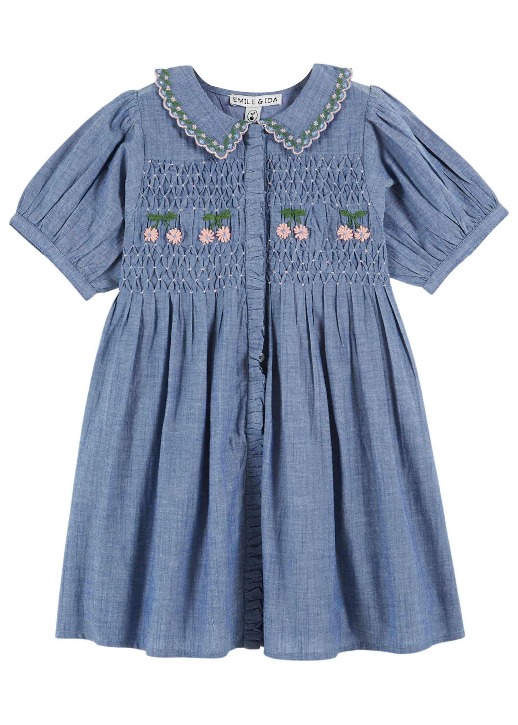 EMILE ET IDA EMILE&IDA dress SMOCKED HAND