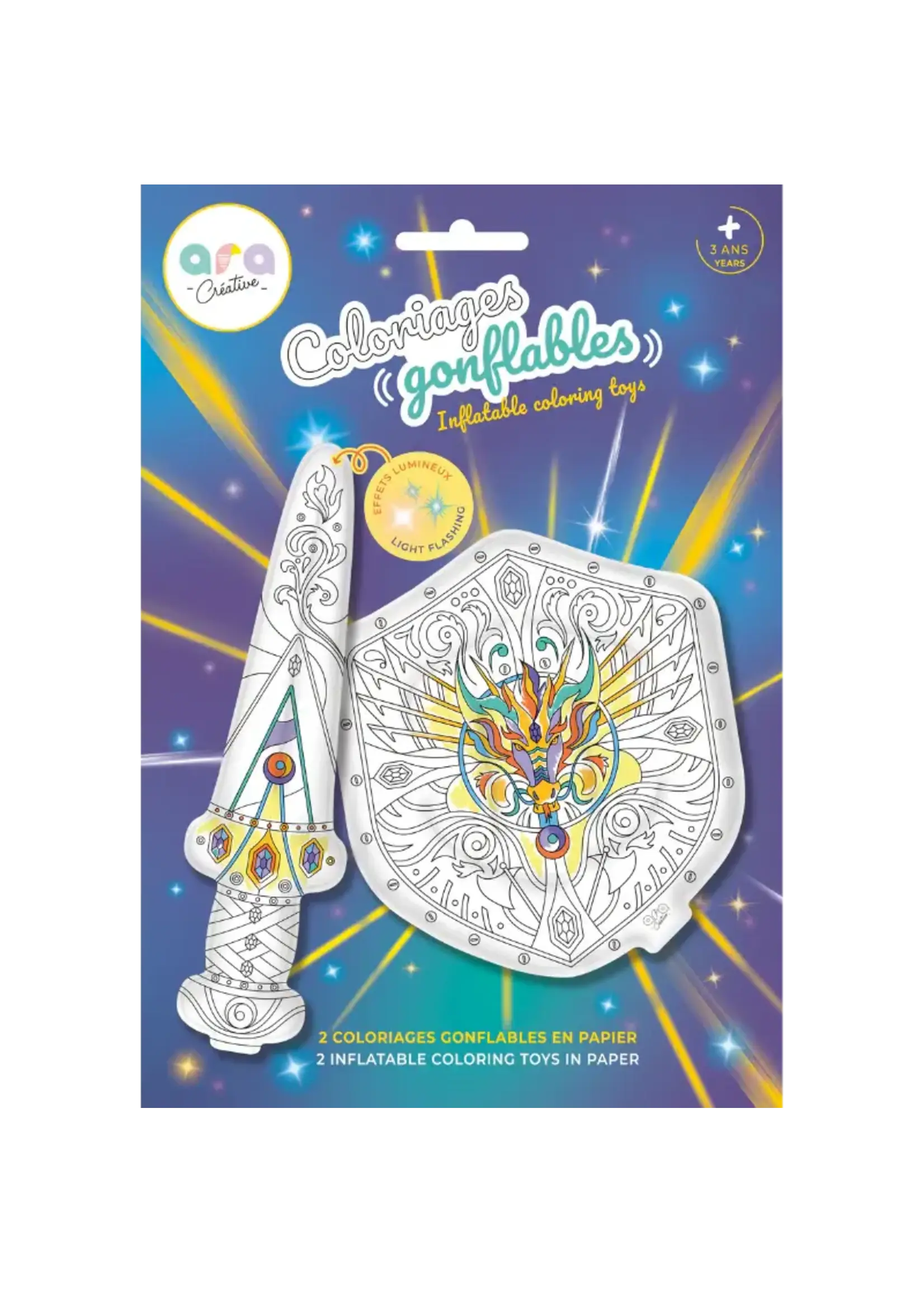 Ara Créative Ara Créative  OPBLAAS-KLEURPLAAT zwaard