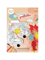 Ara Créative Ara Créative  OPBLAAS-KLEURPLAAT politie