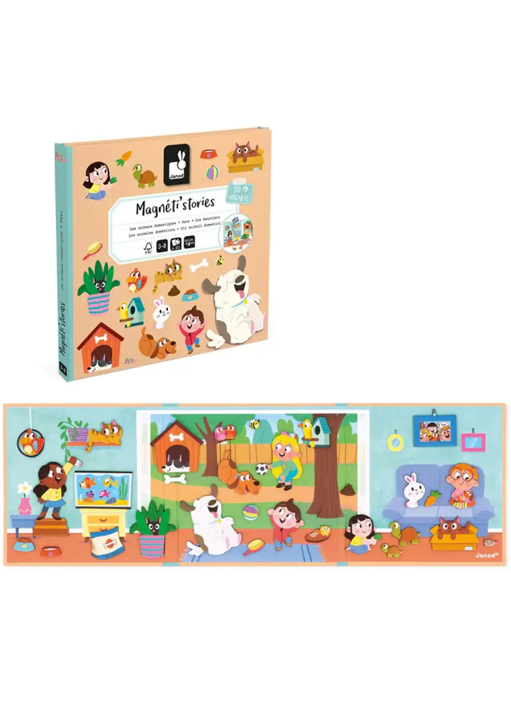 JANOD JANOD MAGNEETBOEK HUISDIEREN