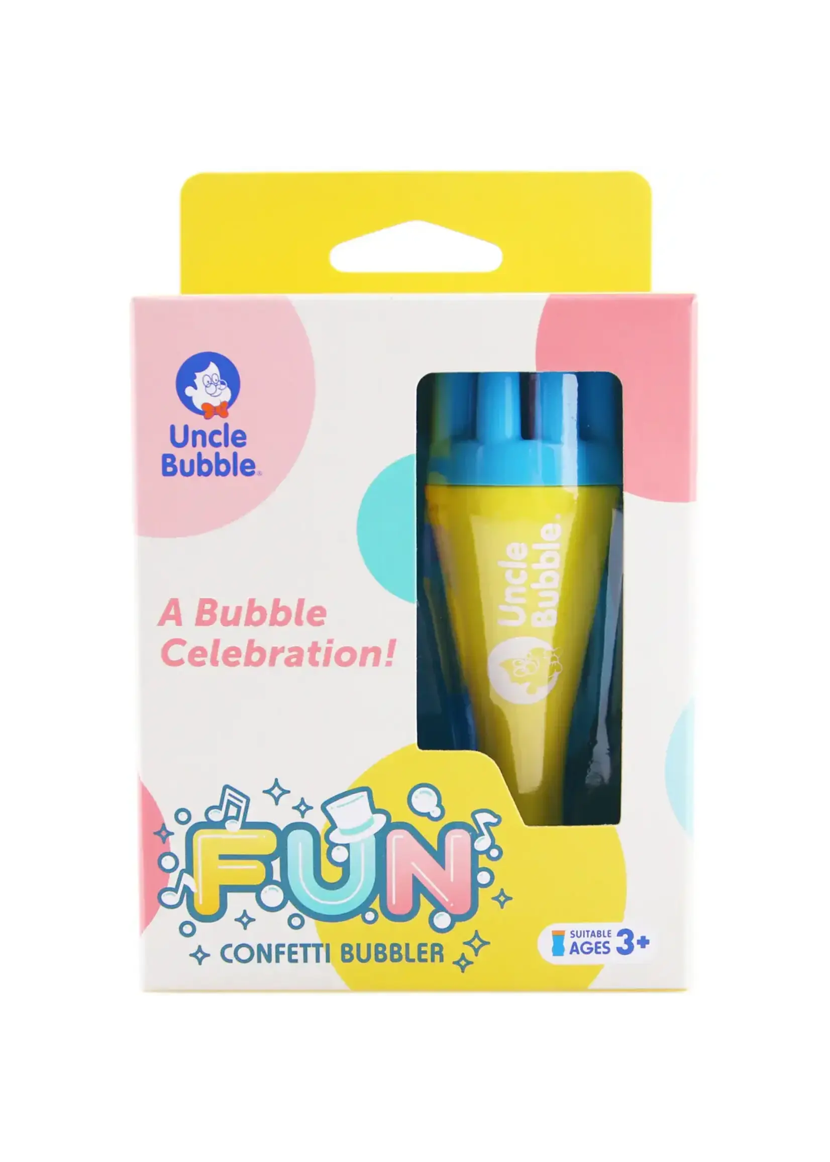 JANOD Uncle Bubble Fun confetti bubbler