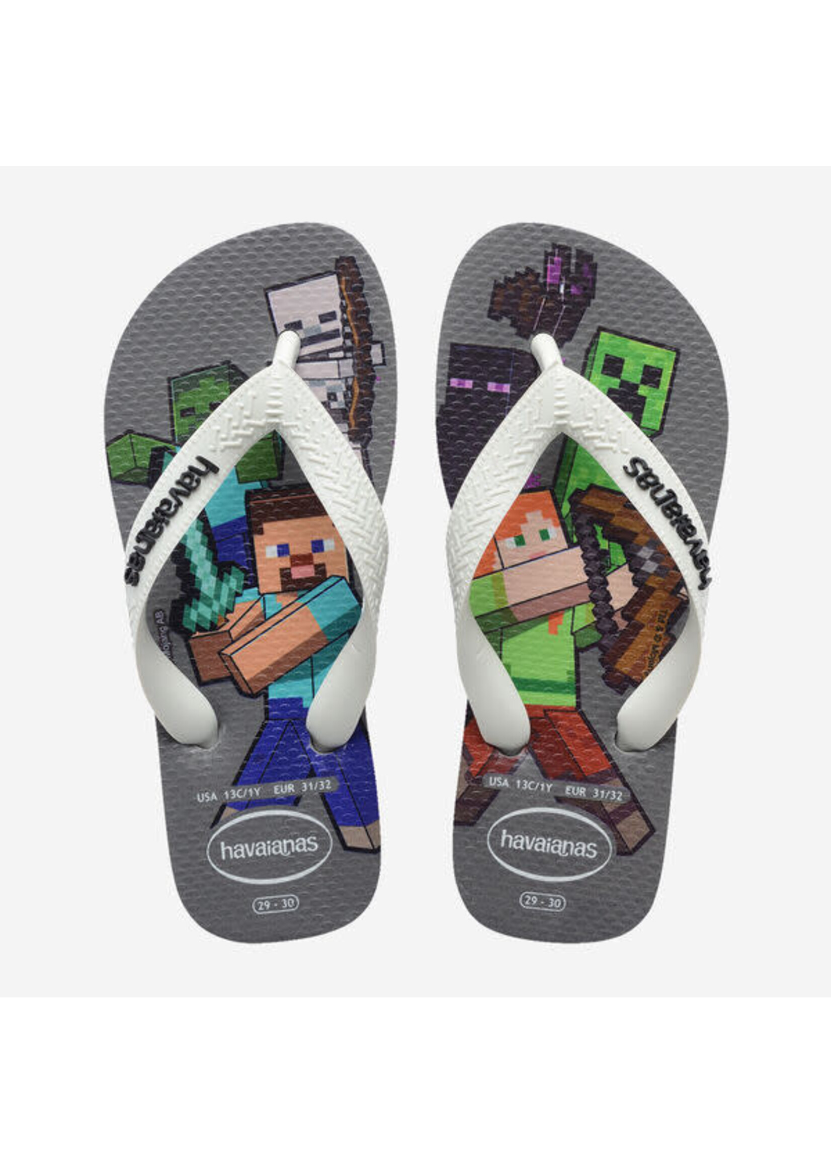 HAVAIANAS HAVAIANAS kids Minecraft steel