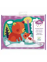 Djeco magic colouring hidden in the wood