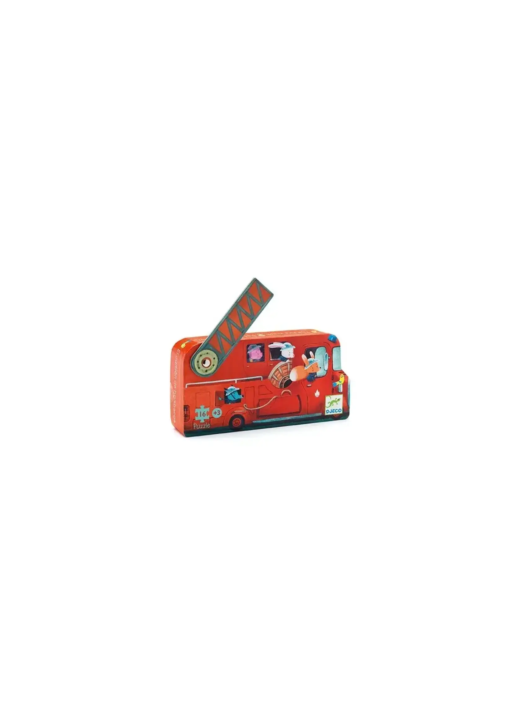 Djeco puzzel fire Le camion de pompier 16st