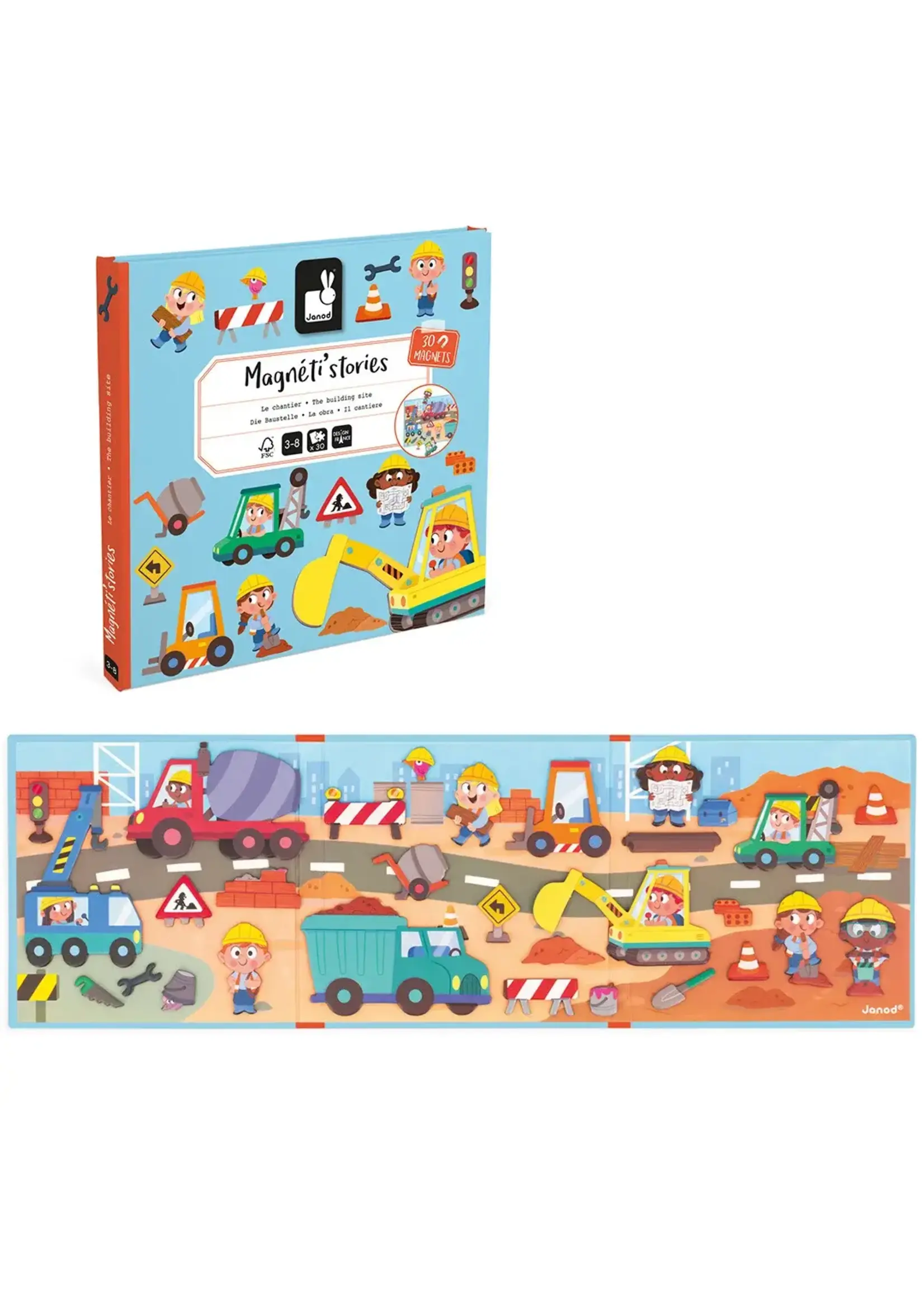 JANOD JANOD MAGNEETBOEK BOUWTERREIN