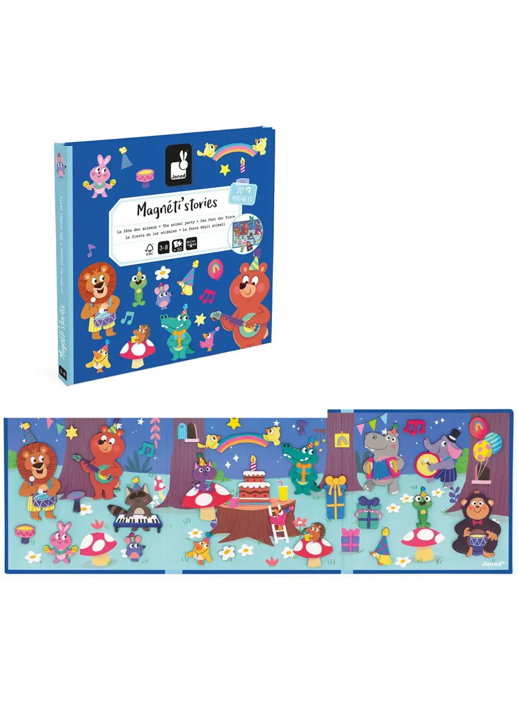 JANOD JANOD MAGNEETBOEK DIERENFEEST