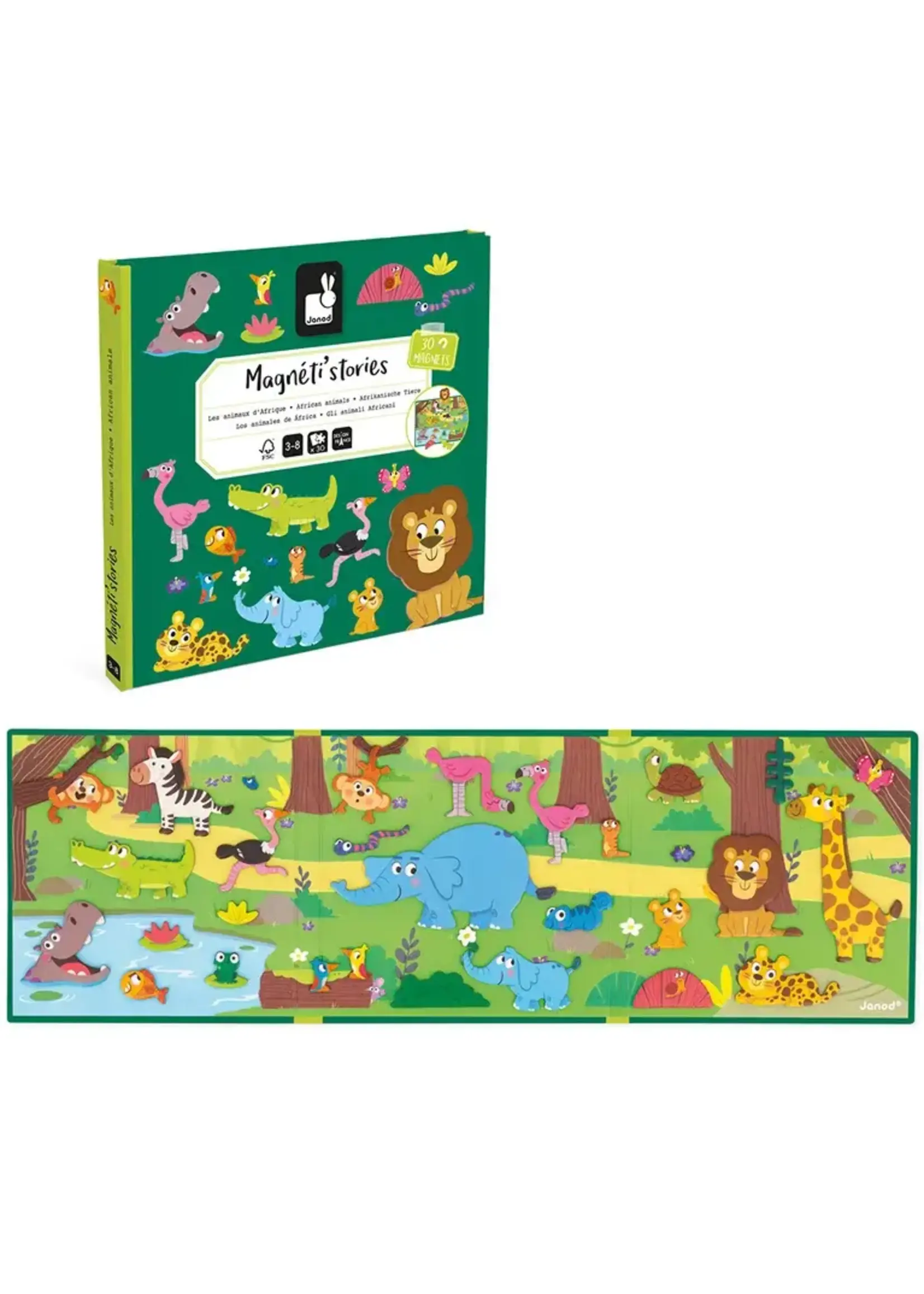 JANOD JANOD MAGNEETBOEK AFRIKAANSE DIEREN