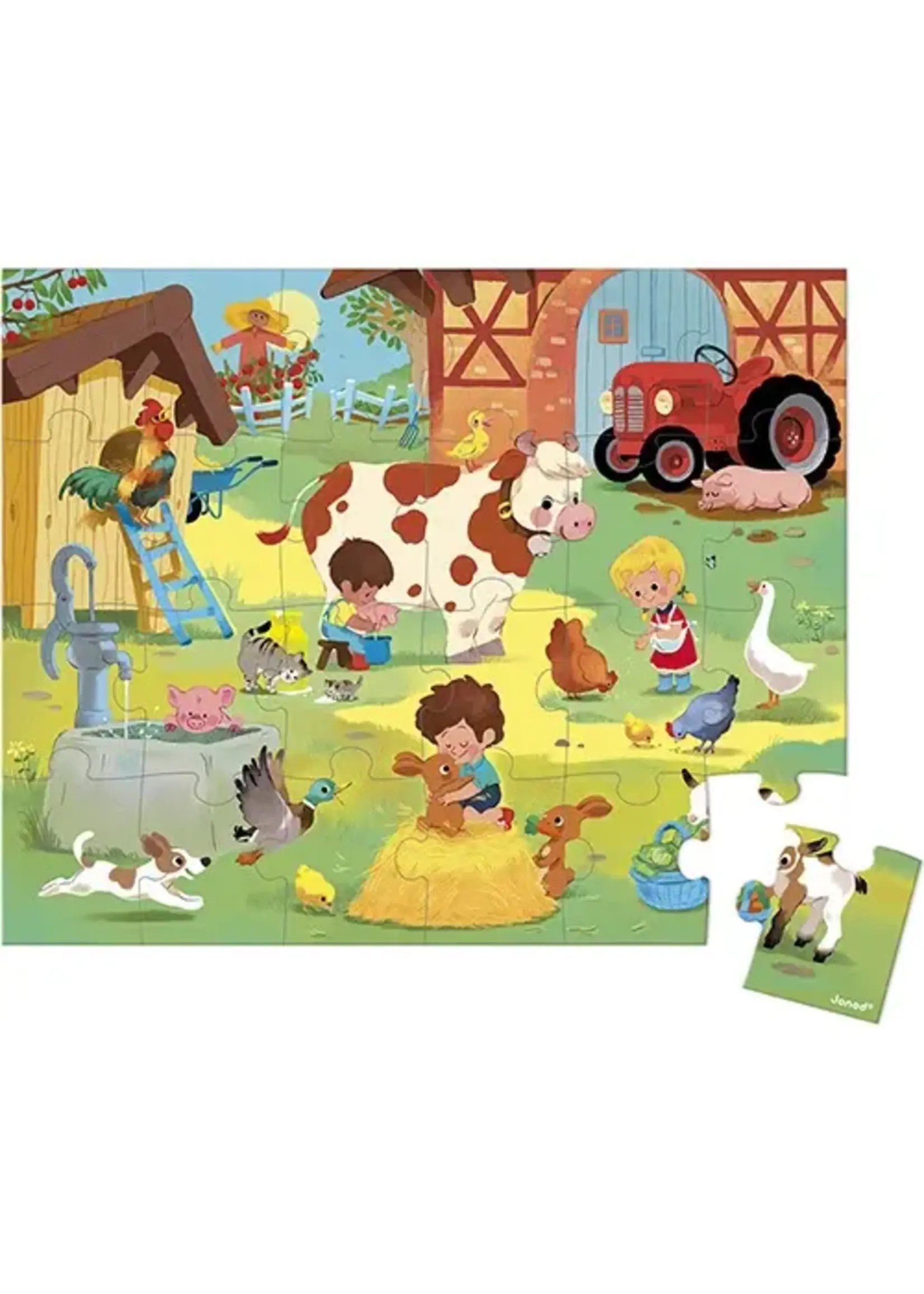 mertex JANOD Puzzel DE OP DE BOERDERIJ