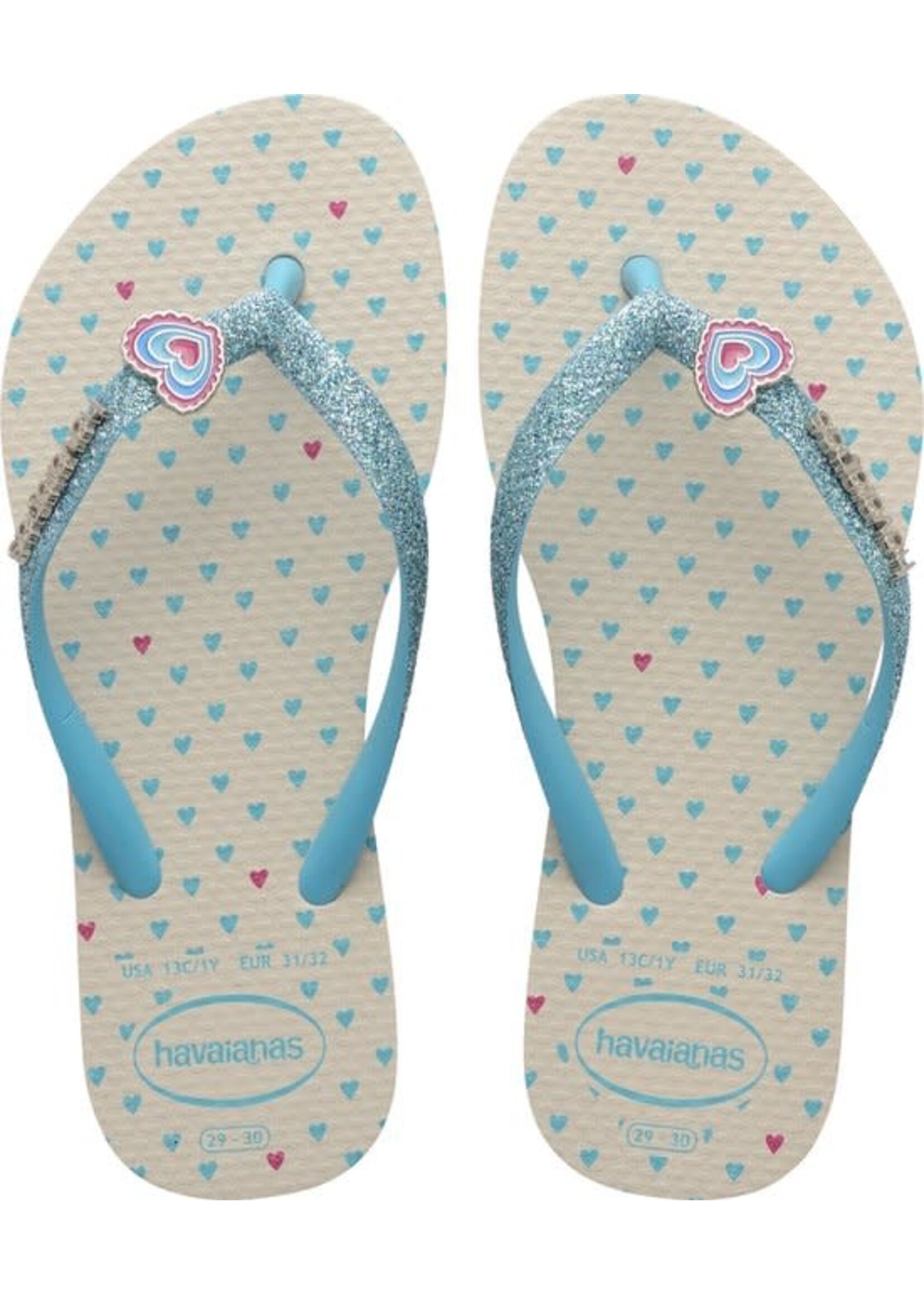 HAVAIANAS HAVAIANAS kids slim glitter beige
