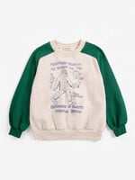 BOBO CHOSES BOBO CHOSES sweat MR. FOOTISH RAGLAN