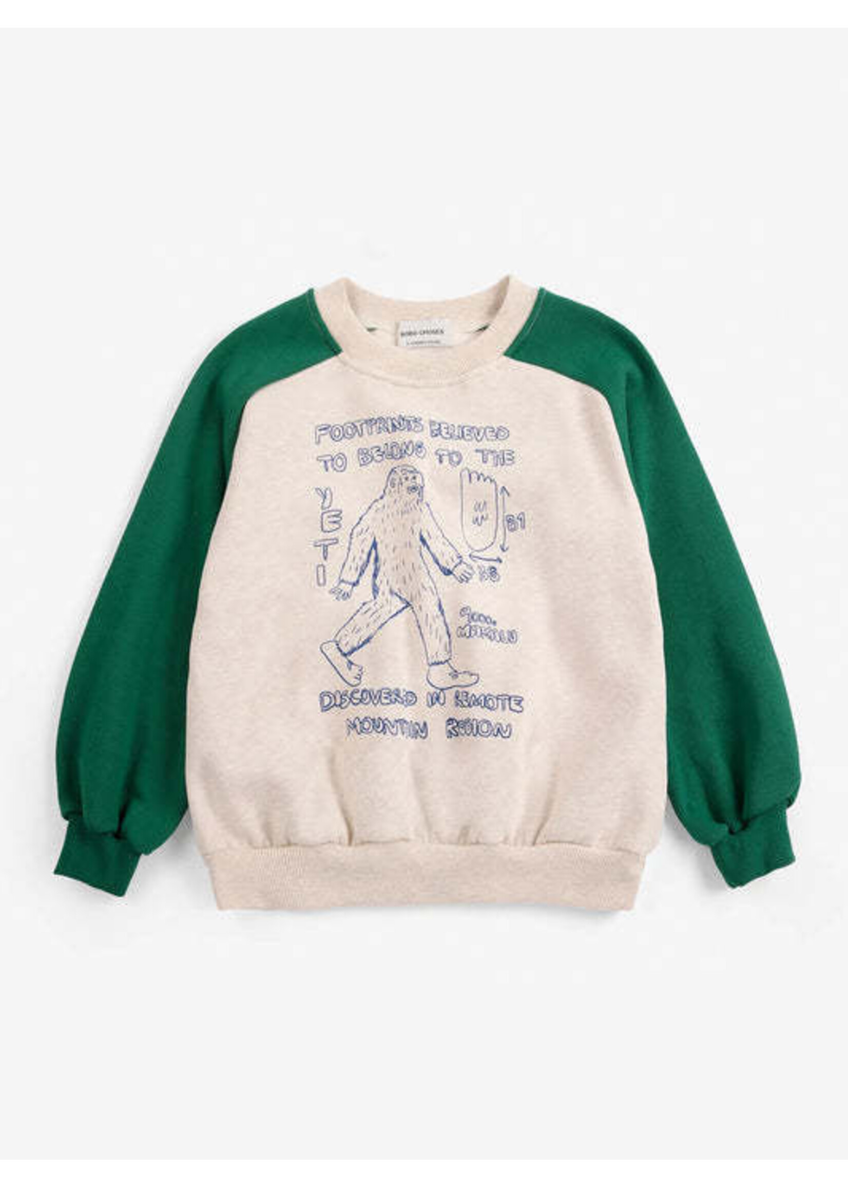 BOBO CHOSES BOBO CHOSES sweat MR. FOOTISH RAGLAN