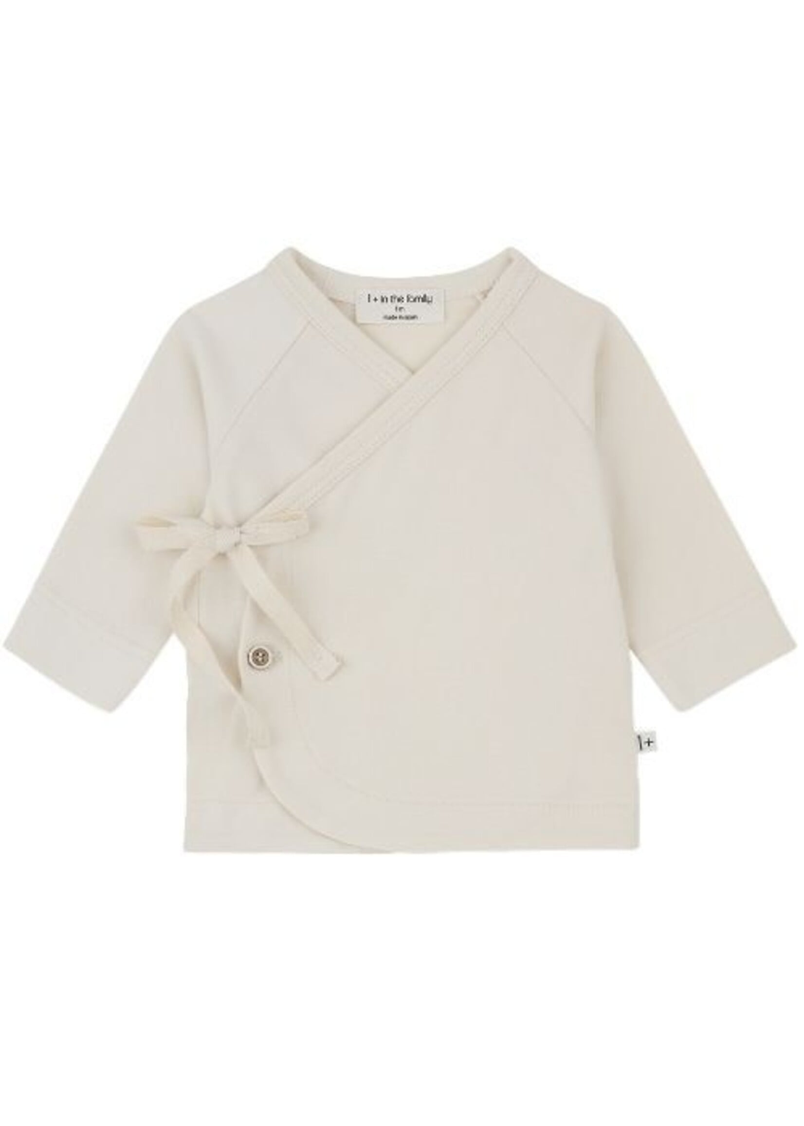 1+IN THE FAMILY 1+ IN THE FAMILY top wrap ELODIE ECRU