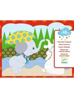 Djeco magic colouring buiten