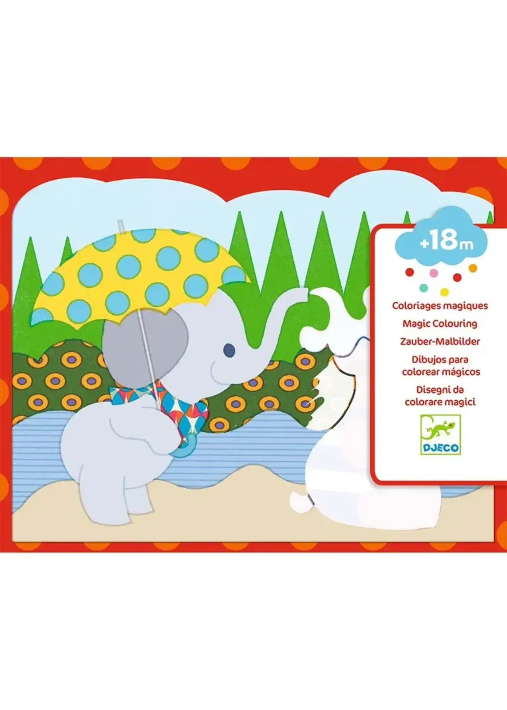 Djeco magic colouring buiten