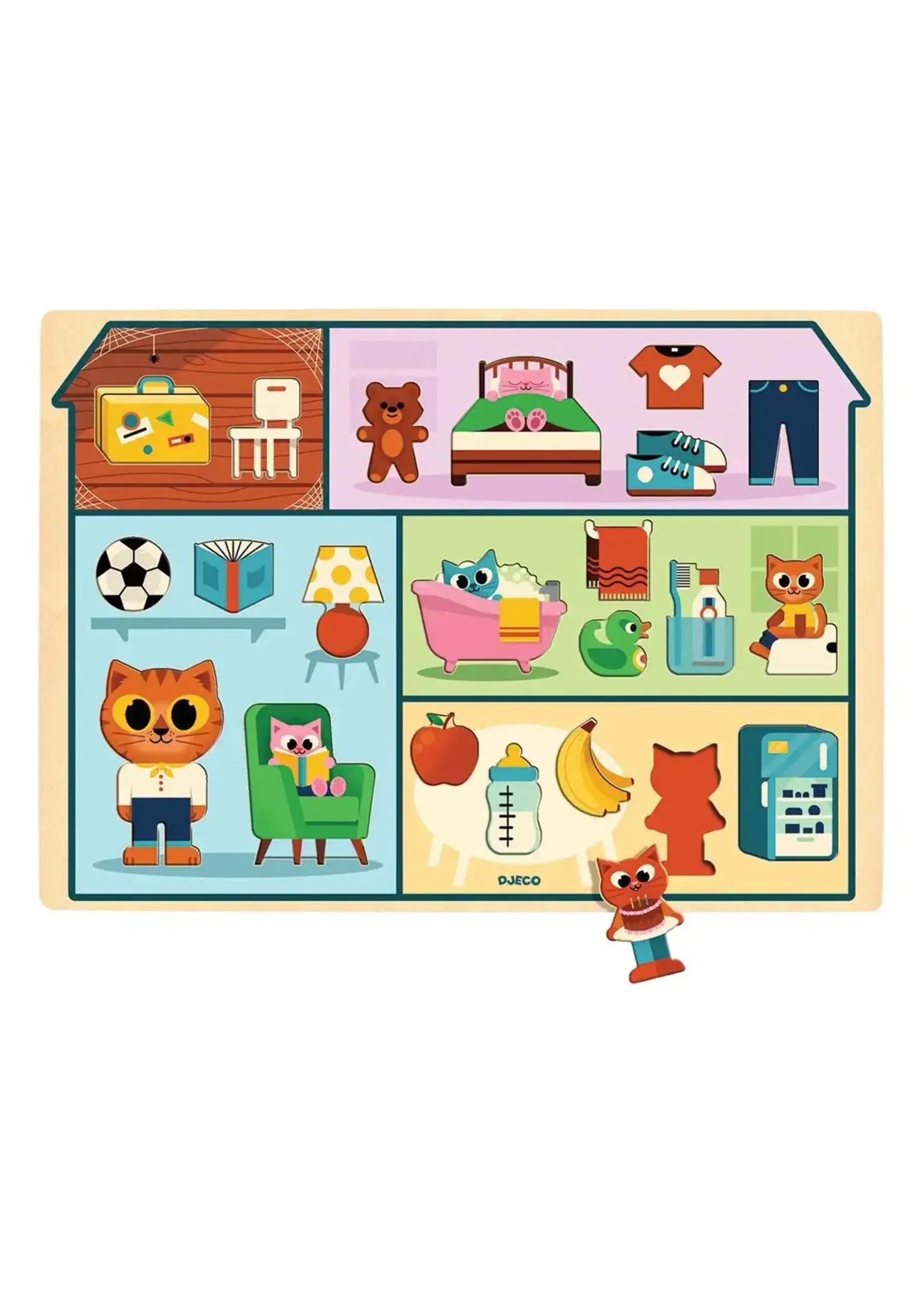 Djeco Puzzlo House 22ST