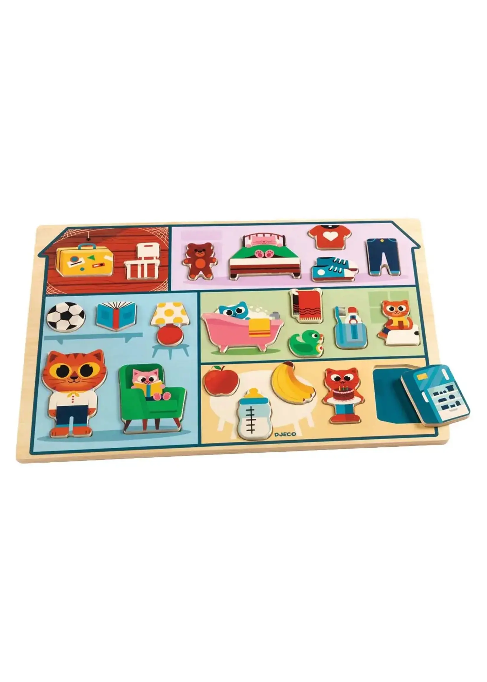 Djeco Puzzlo House 22ST