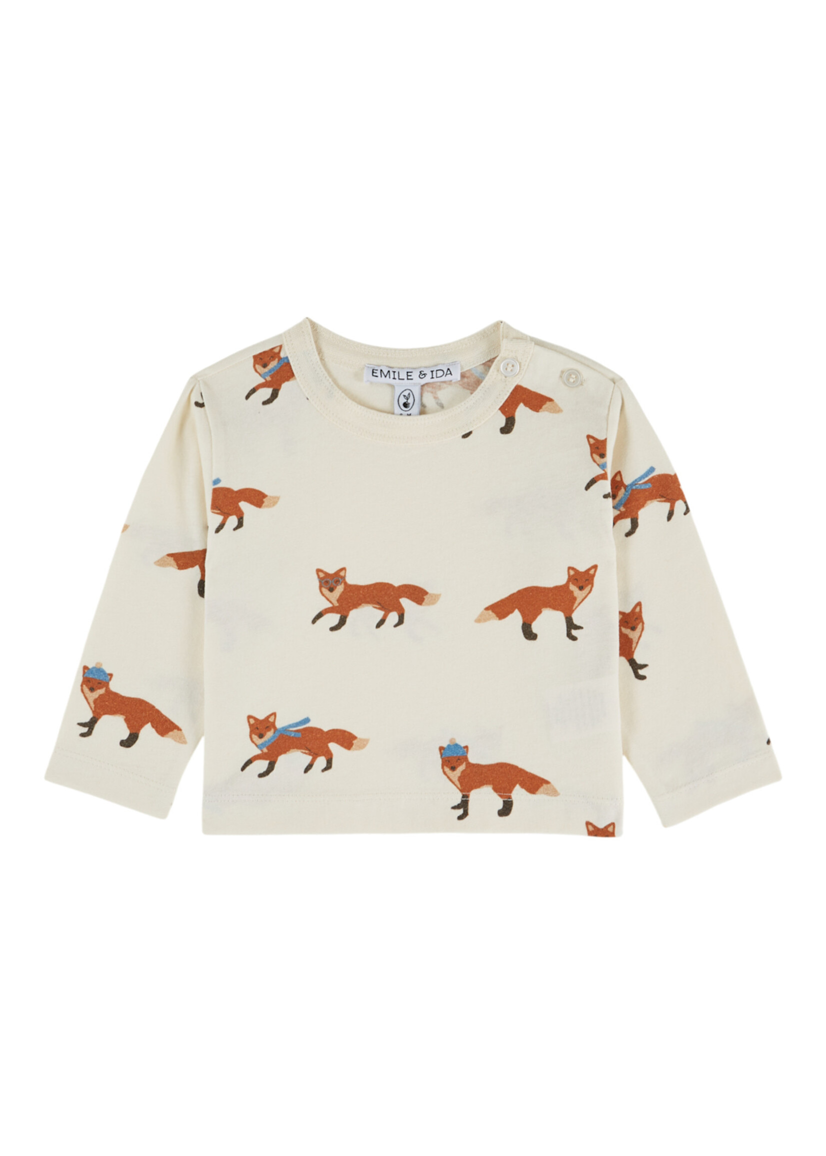 EMILE ET IDA EMILE&IDA baby t-shirt RENARD