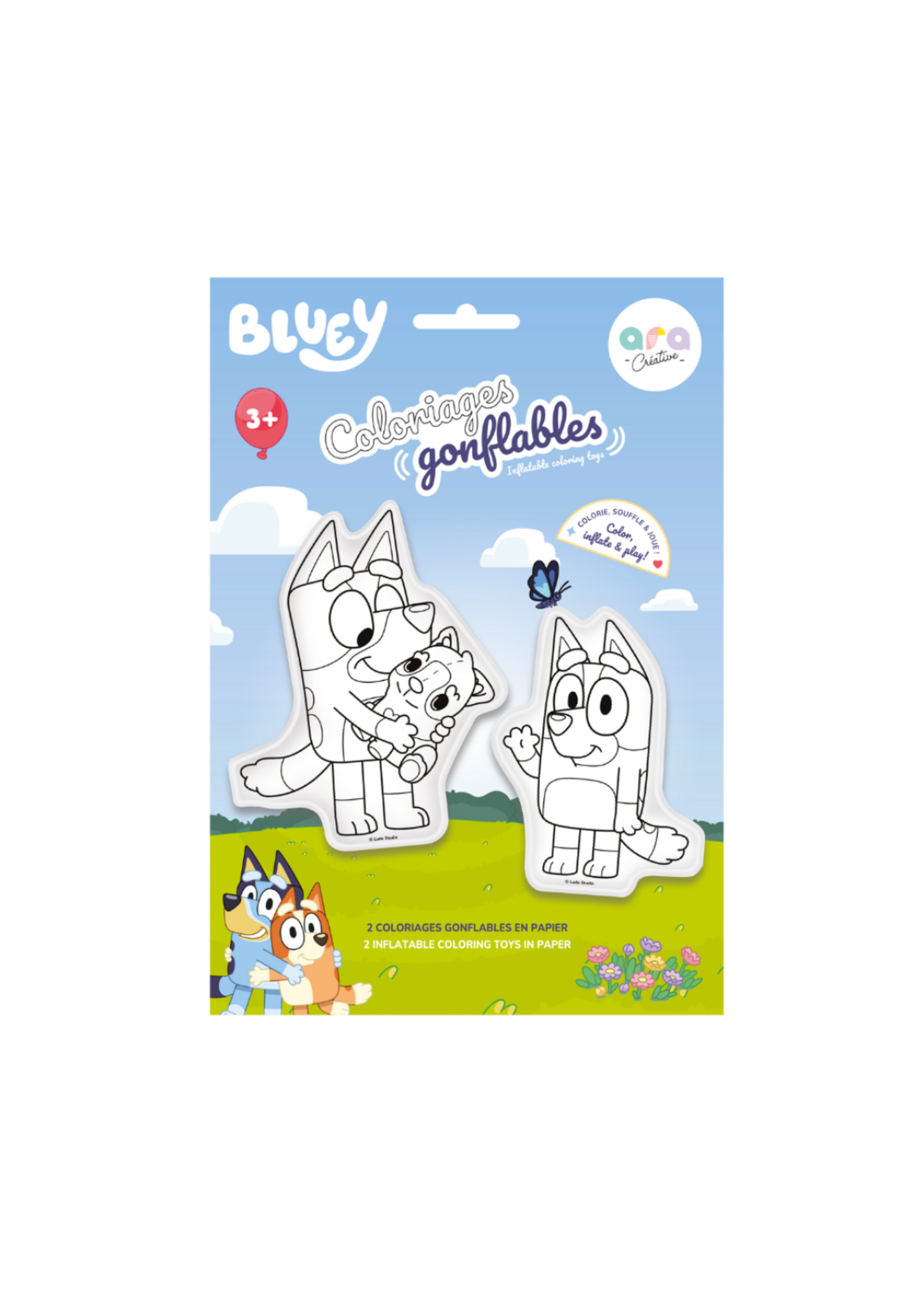 Ara Créative Ara Créative  OPBLAAS-KLEURPLAAT bluey