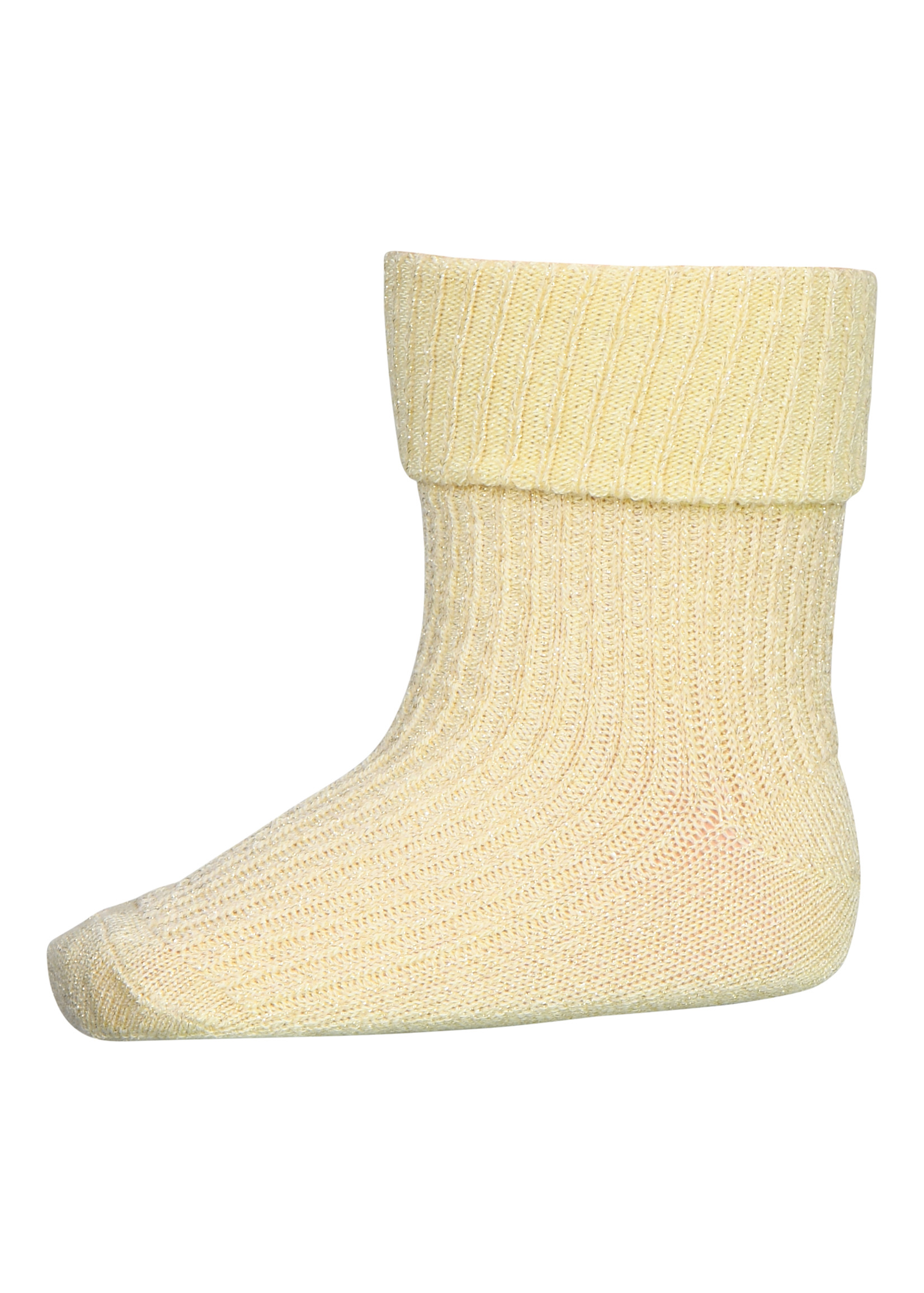 mp Denmark Ida Glitter Socks - Light Yellow