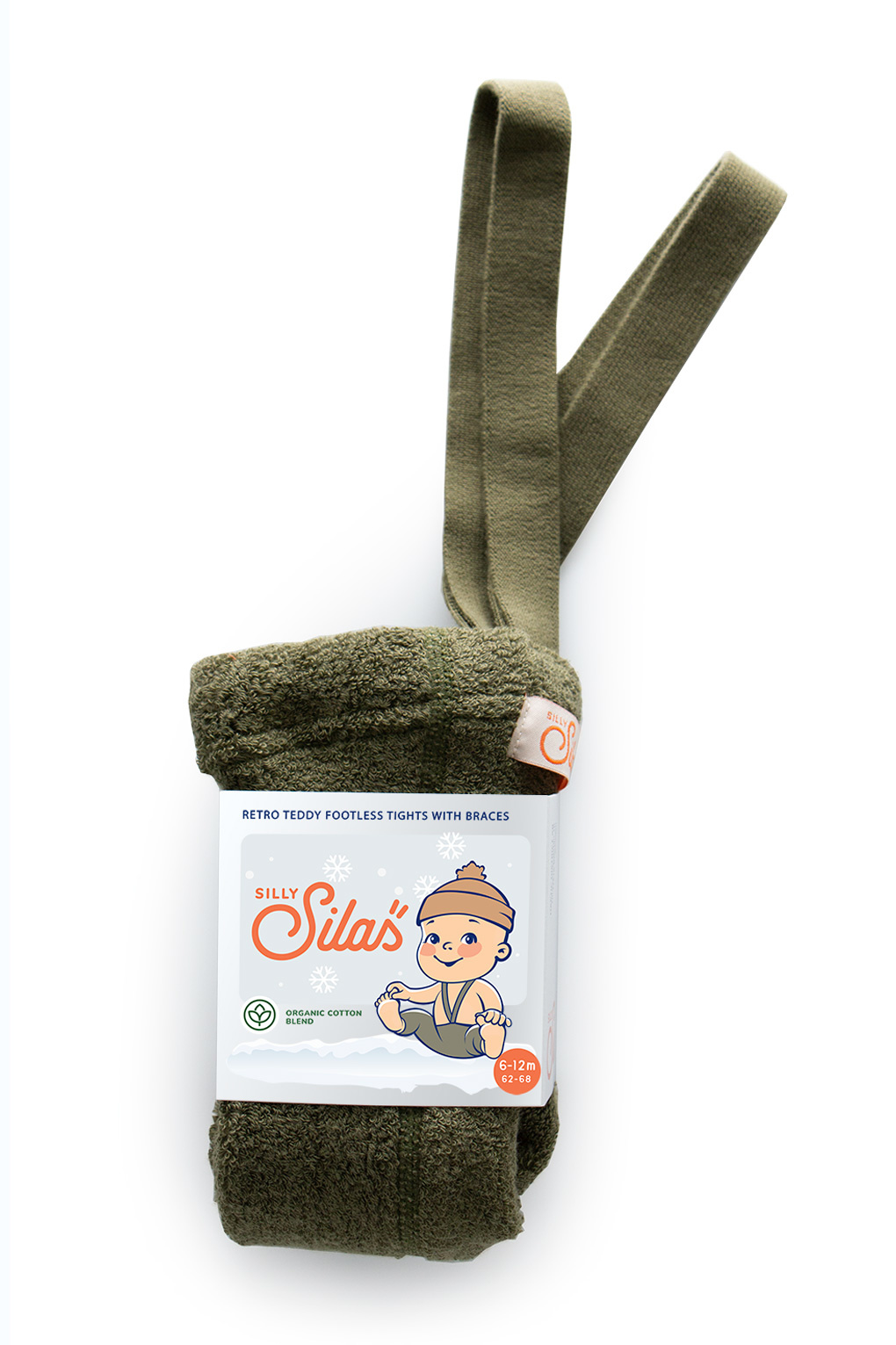 SILLY Silas Teddy Warmy Footless Olive - タイツ