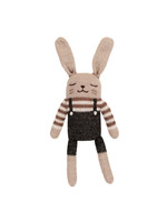 Main Sauvage Bunny Knit Toy | Black Overalls