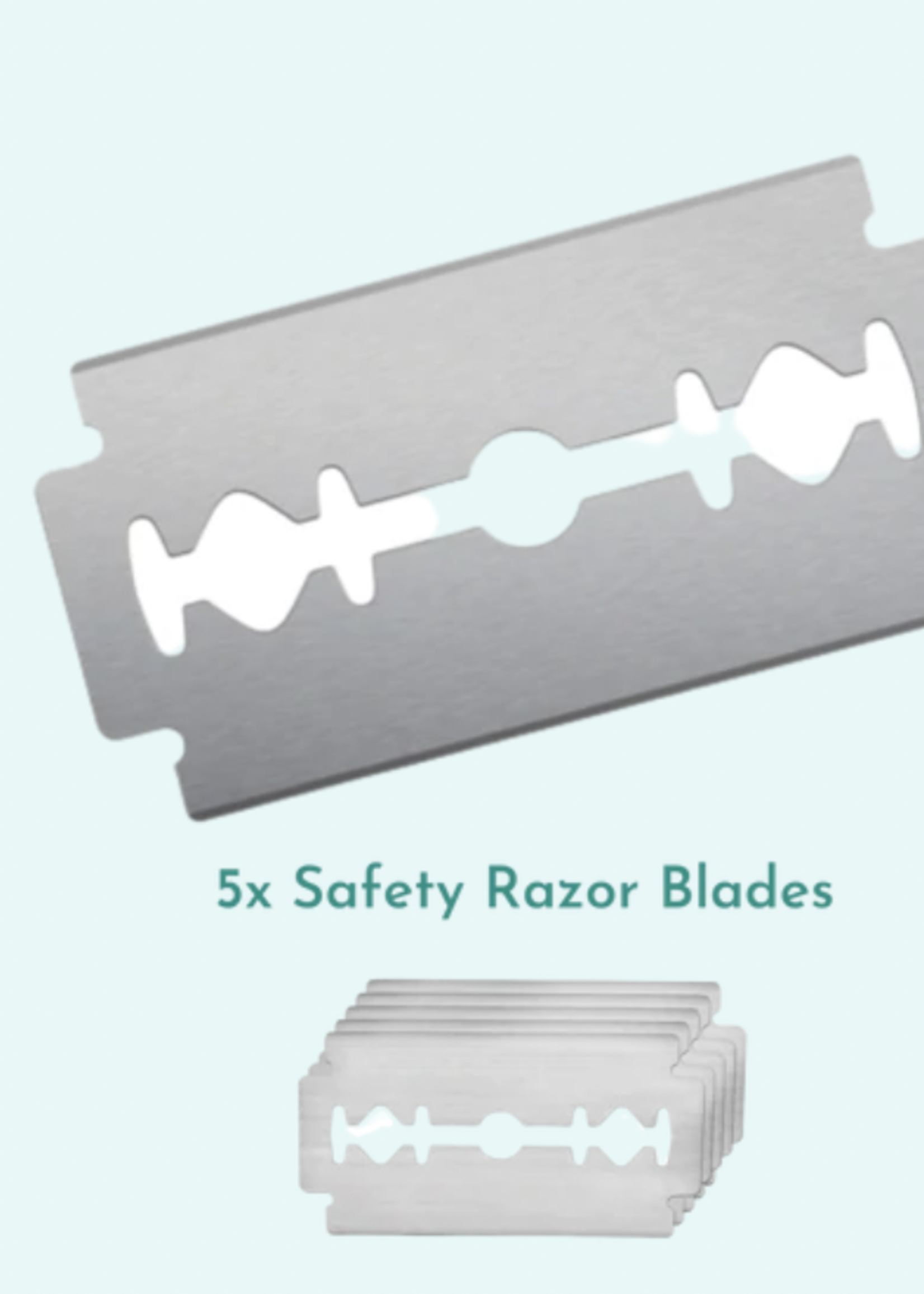 Wondr Care Safety Razor Double-Sided Blades (5 pcs)