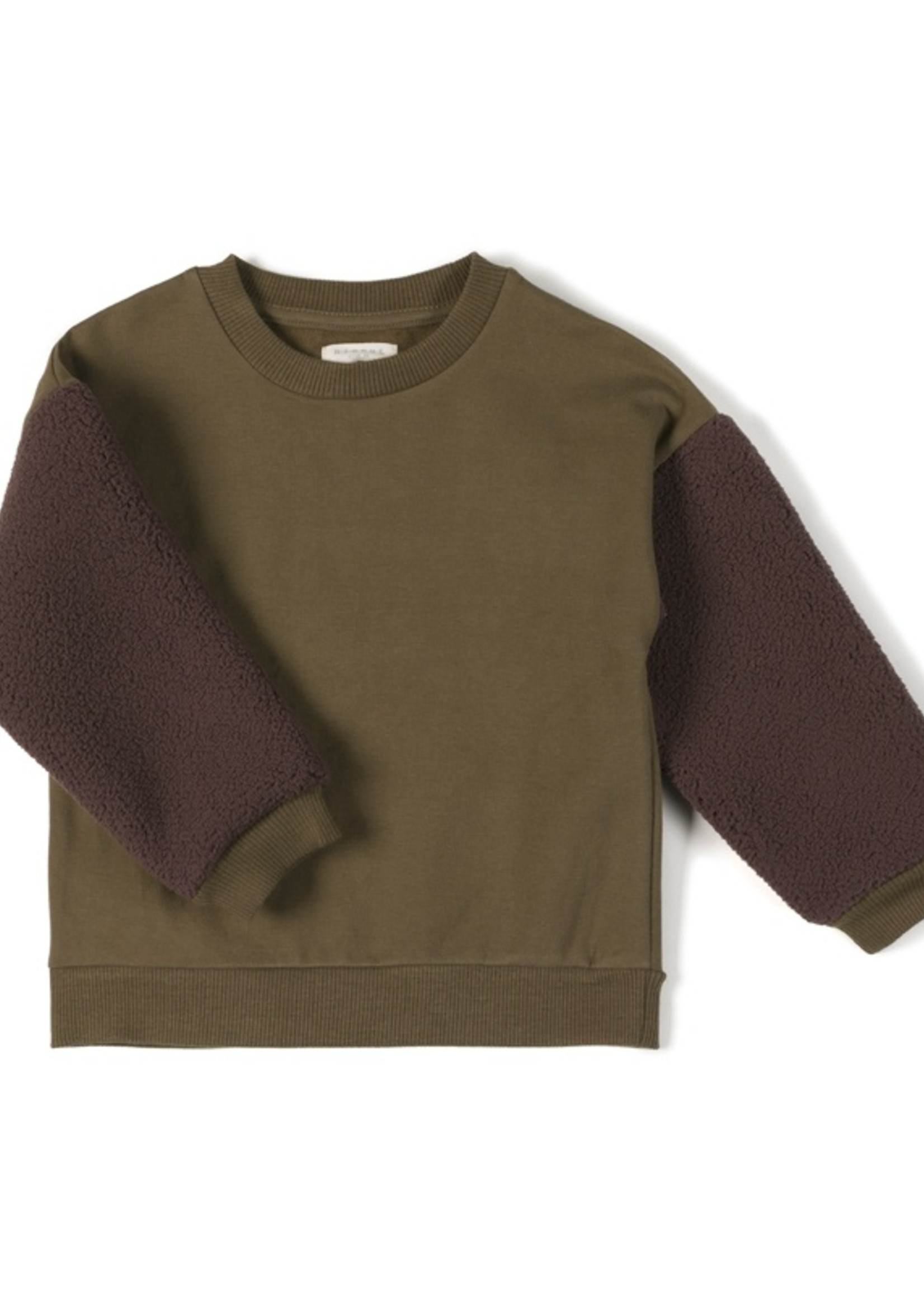 Nixnut Sleeve Sweater - Khaki